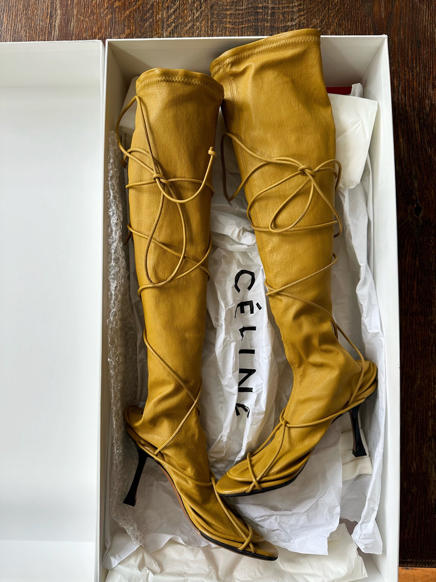 CÉLINE naked wrap heels