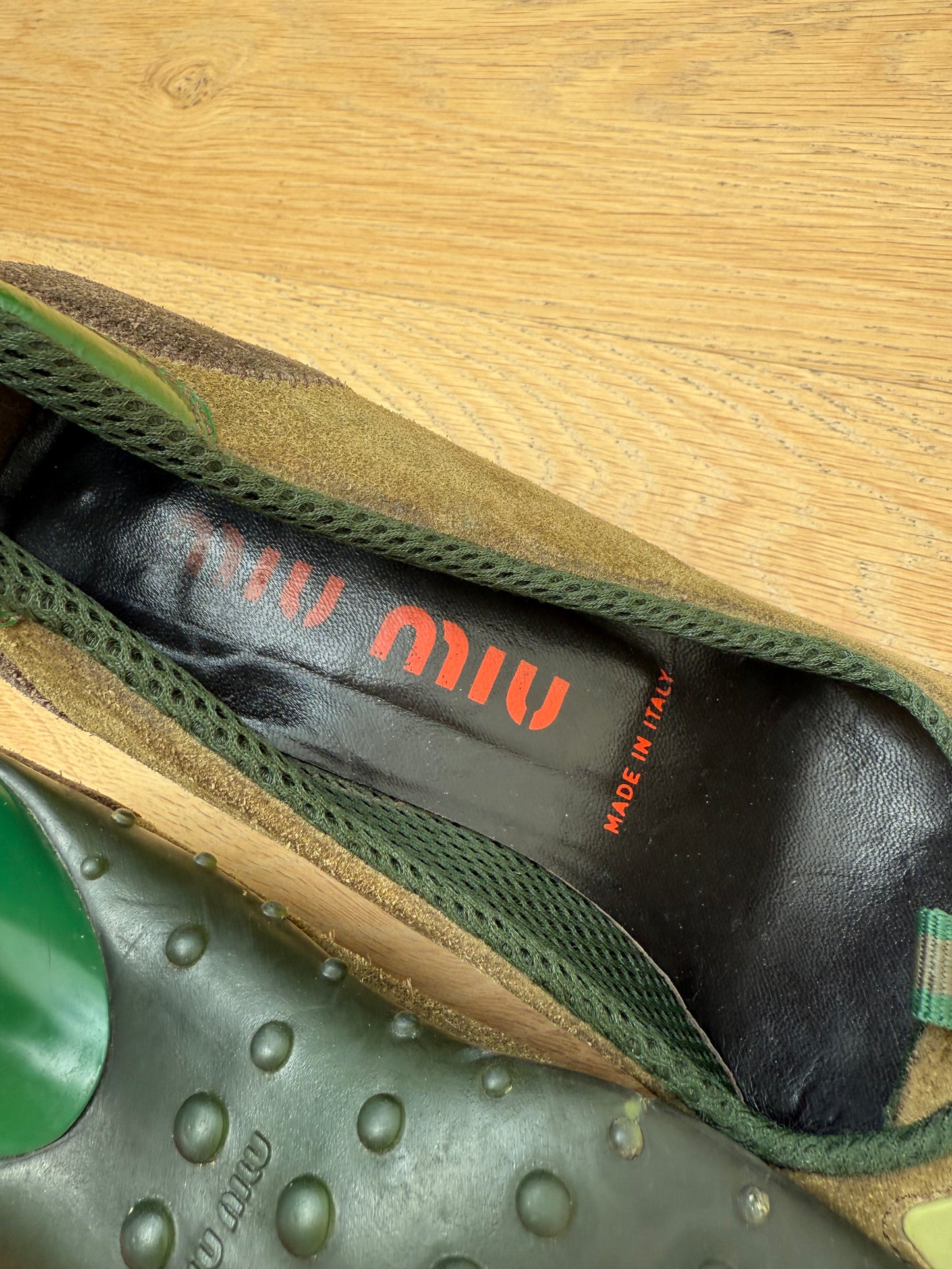 MIU MIU bubble vintage heels