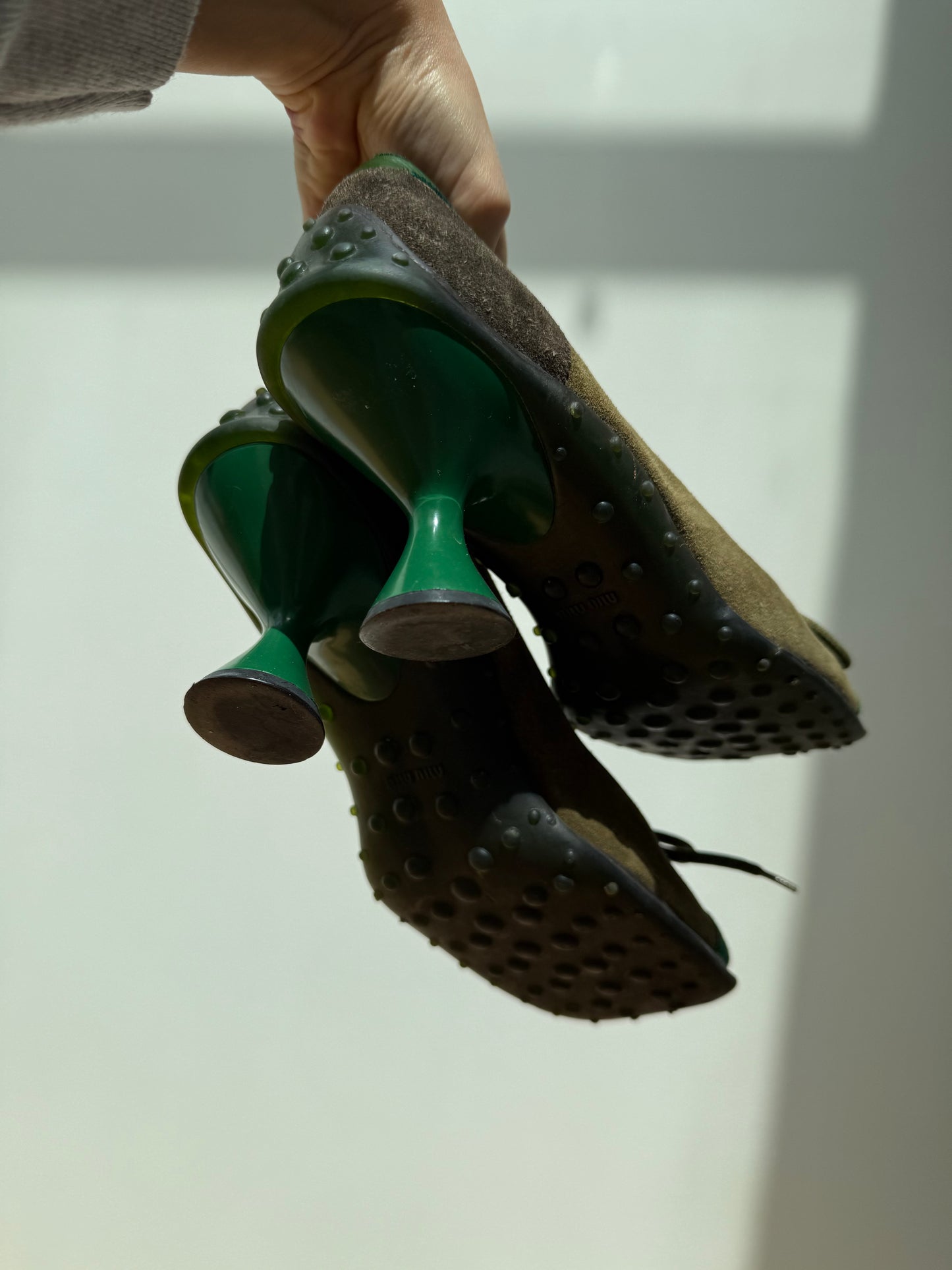 MIU MIU bubble vintage heels