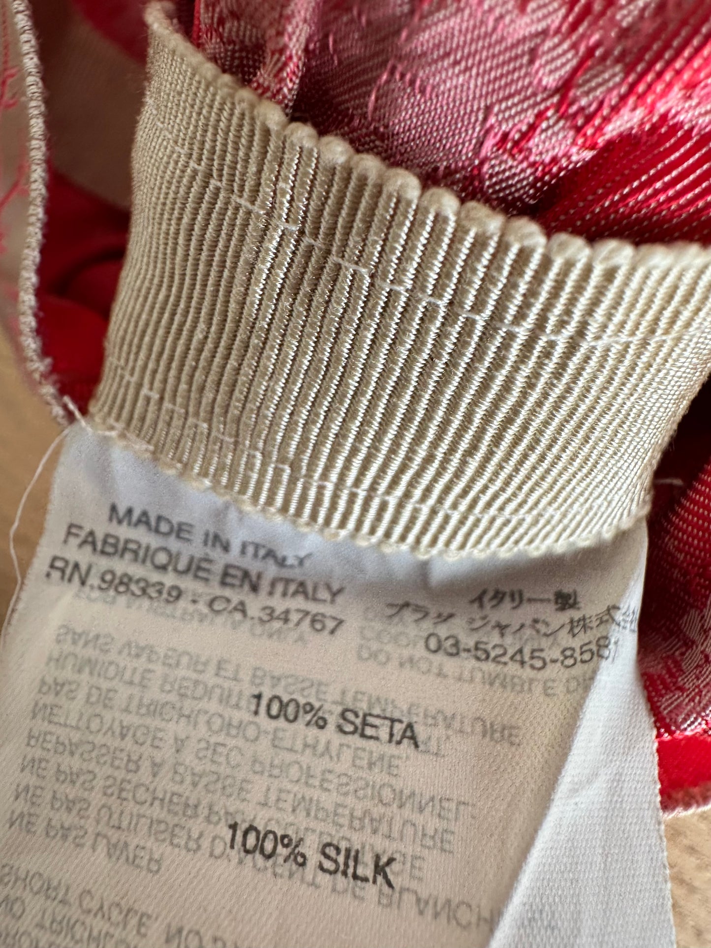 Prada floral 2002 top