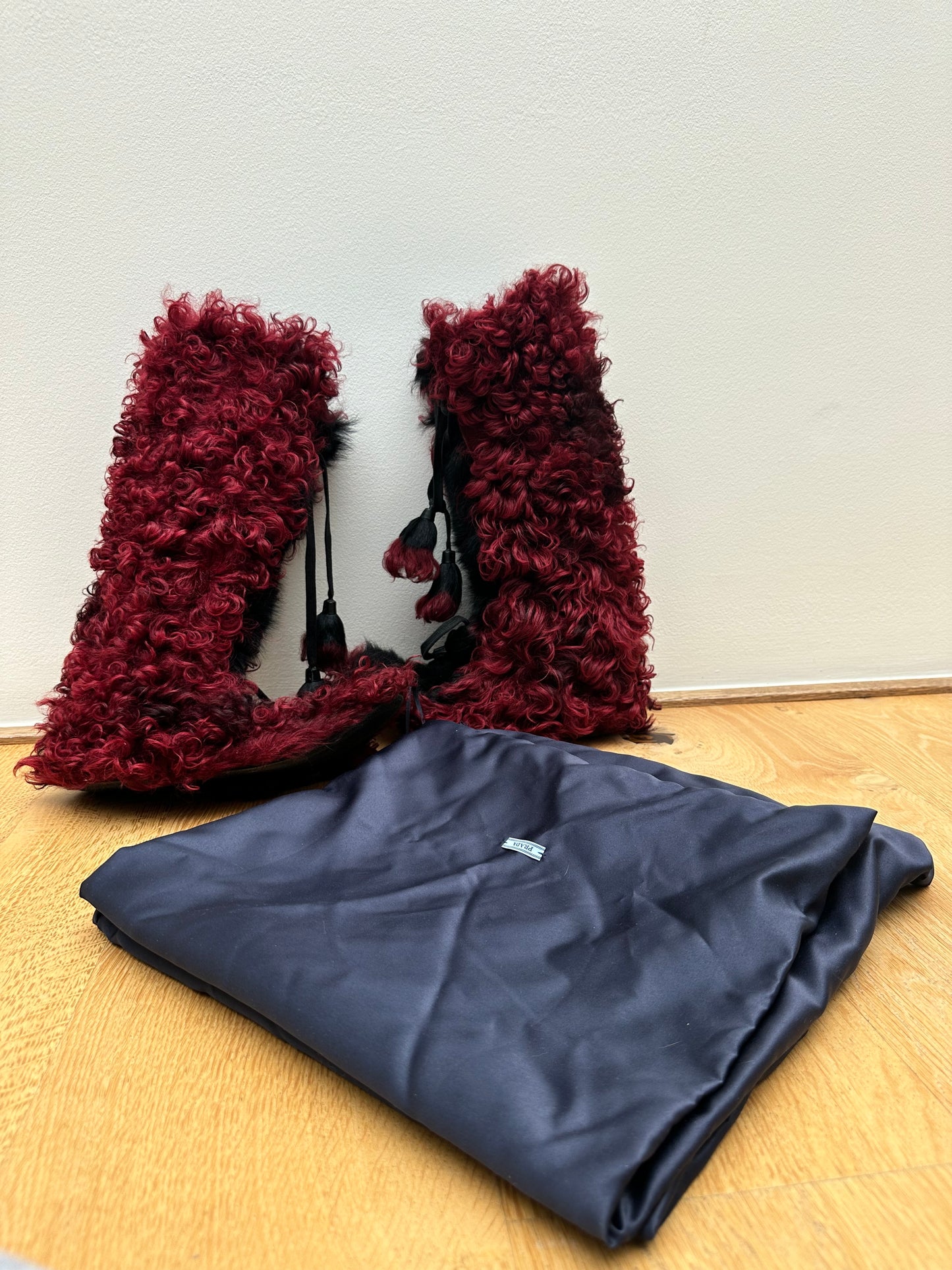 PRADA shearling boots