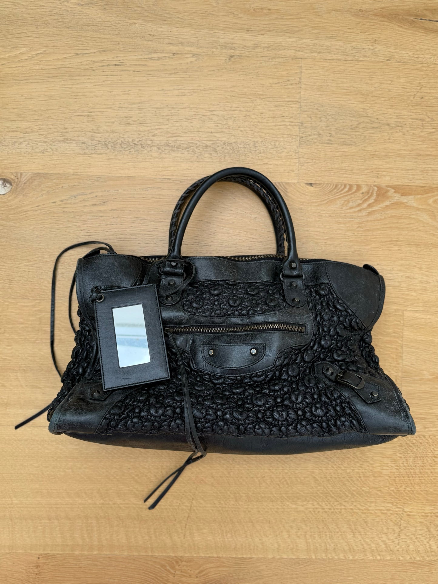 BALENCIAGA work floral bag