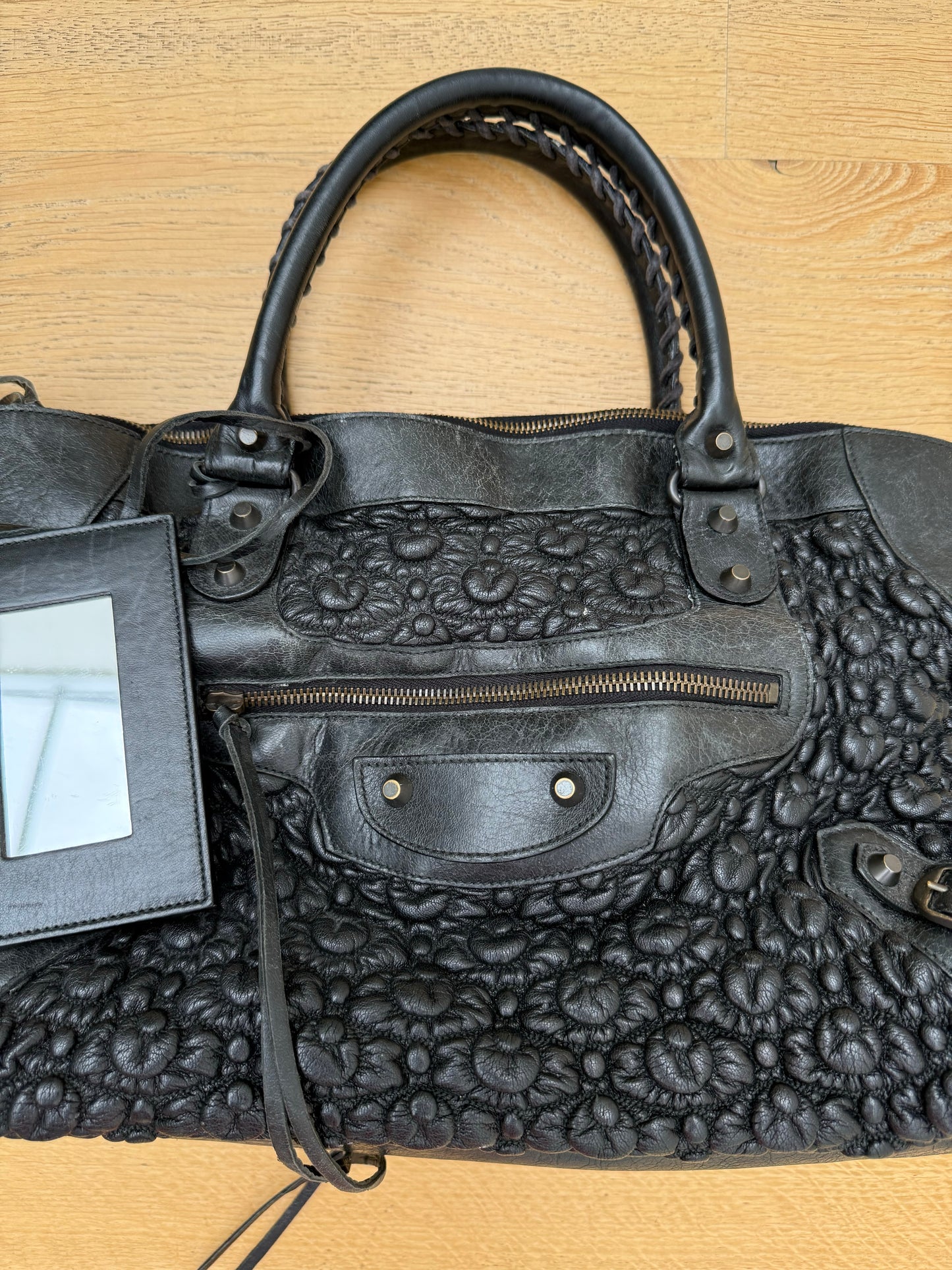 BALENCIAGA work floral bag