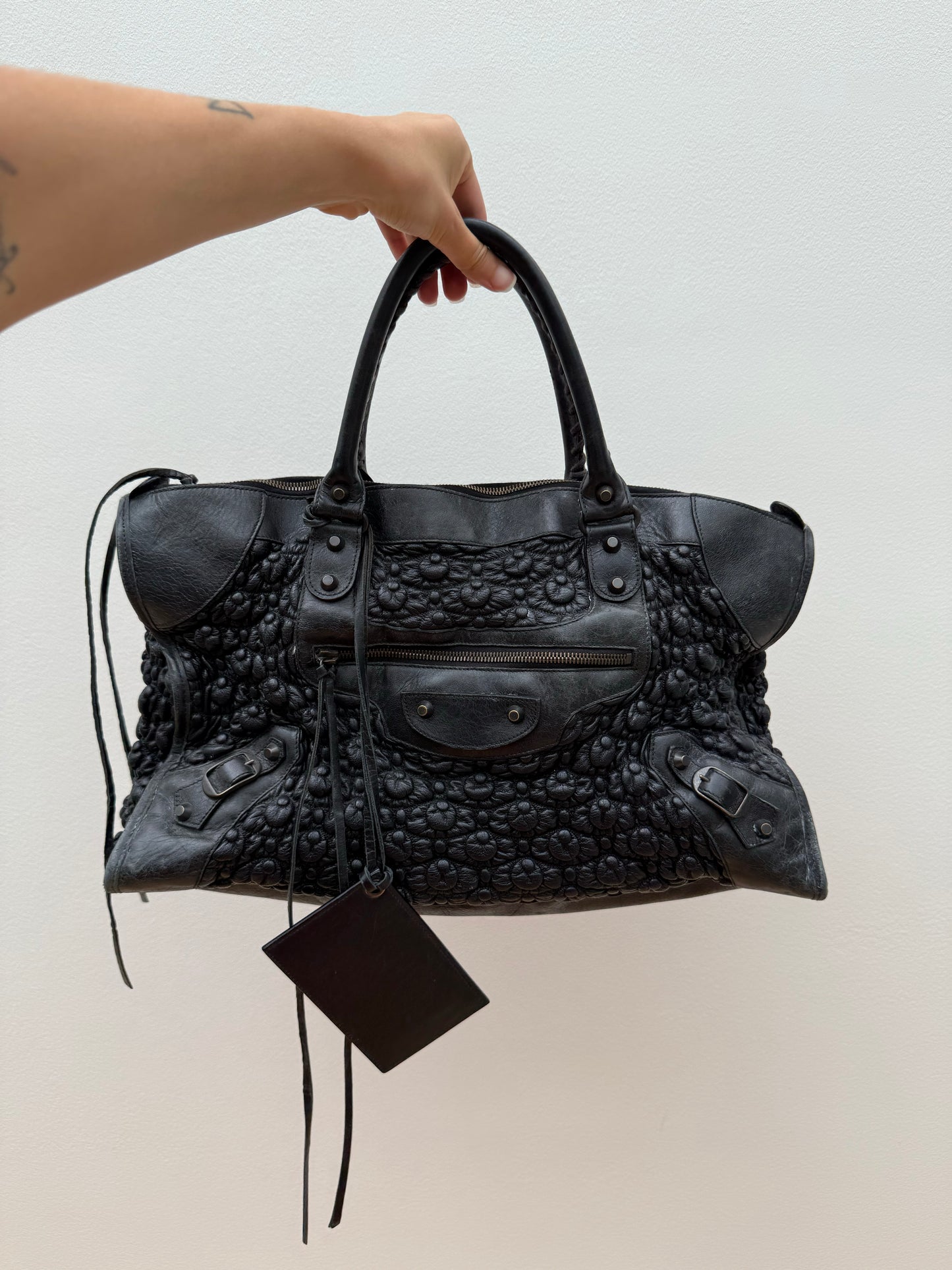 BALENCIAGA work floral bag