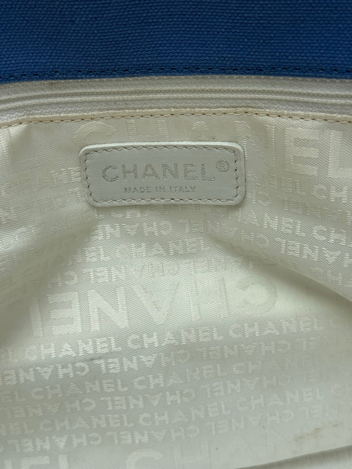 CHANEL vintage 5 red/blue bag