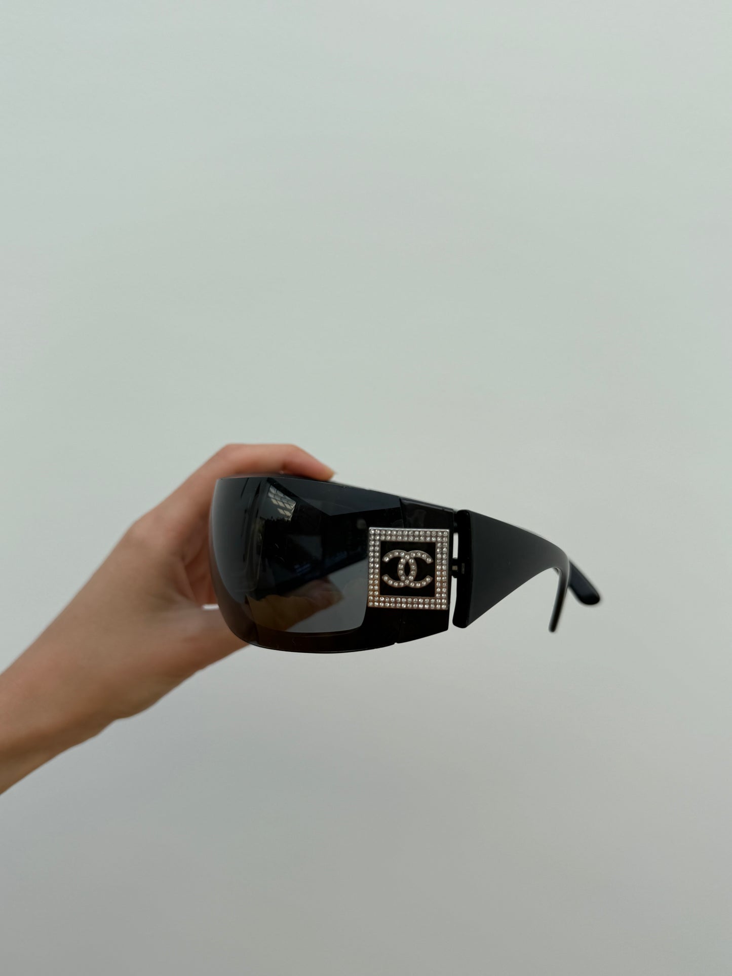 CHANEL vintage crystal sunglasses