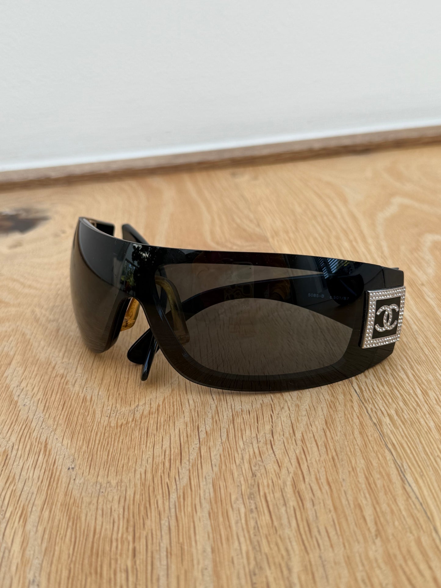 CHANEL vintage crystal sunglasses