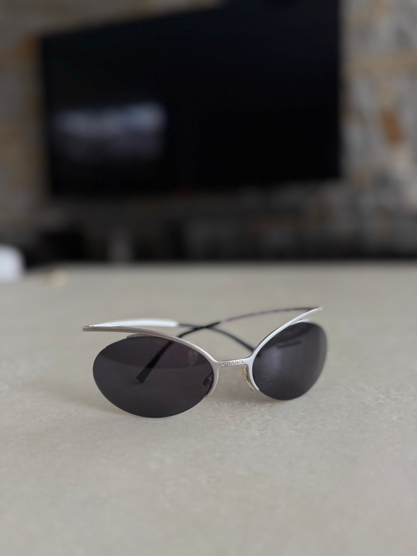 CHANEL cyber metal 4001 vintage sunglasses