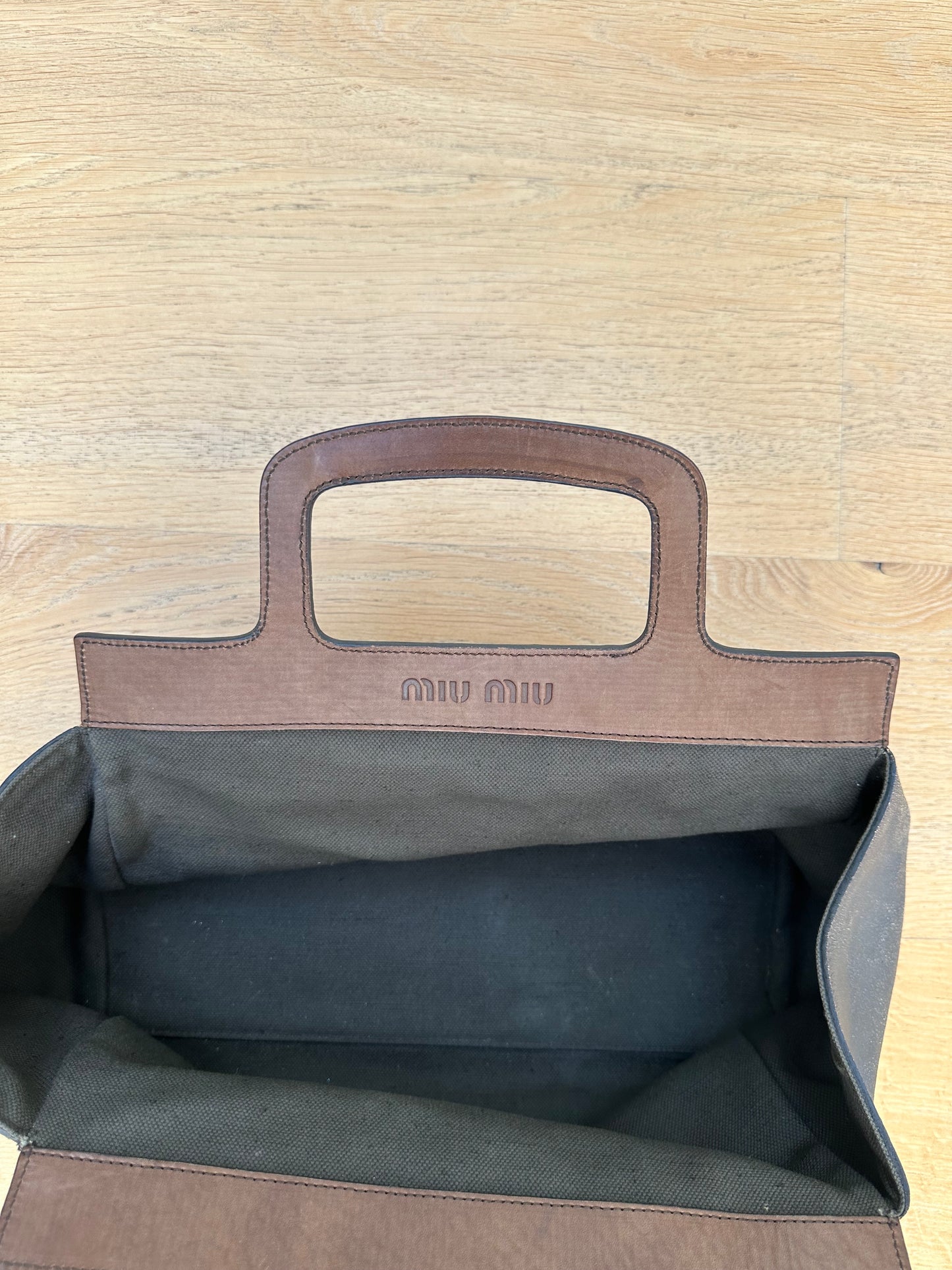 MIU MIU distressed bag