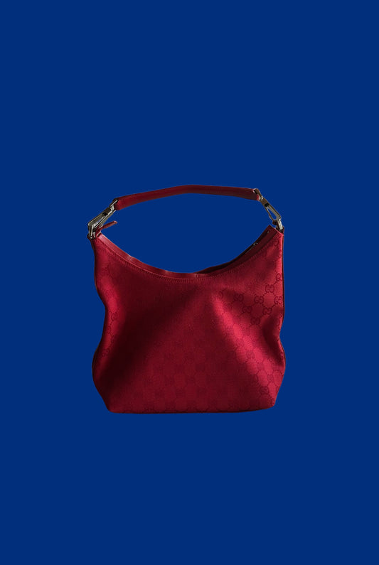 GUCCI red logo vintage bag