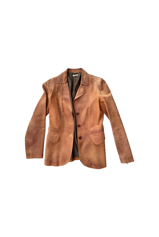 MIU MIU suede blazer