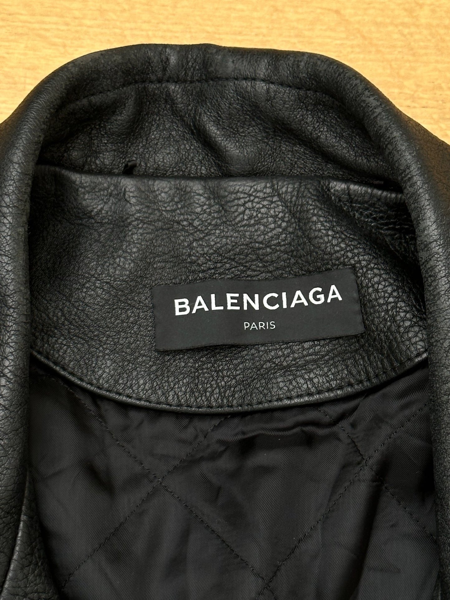 BALENCIAGA graffiti biker leather jacket - six__pistols designer fashion items