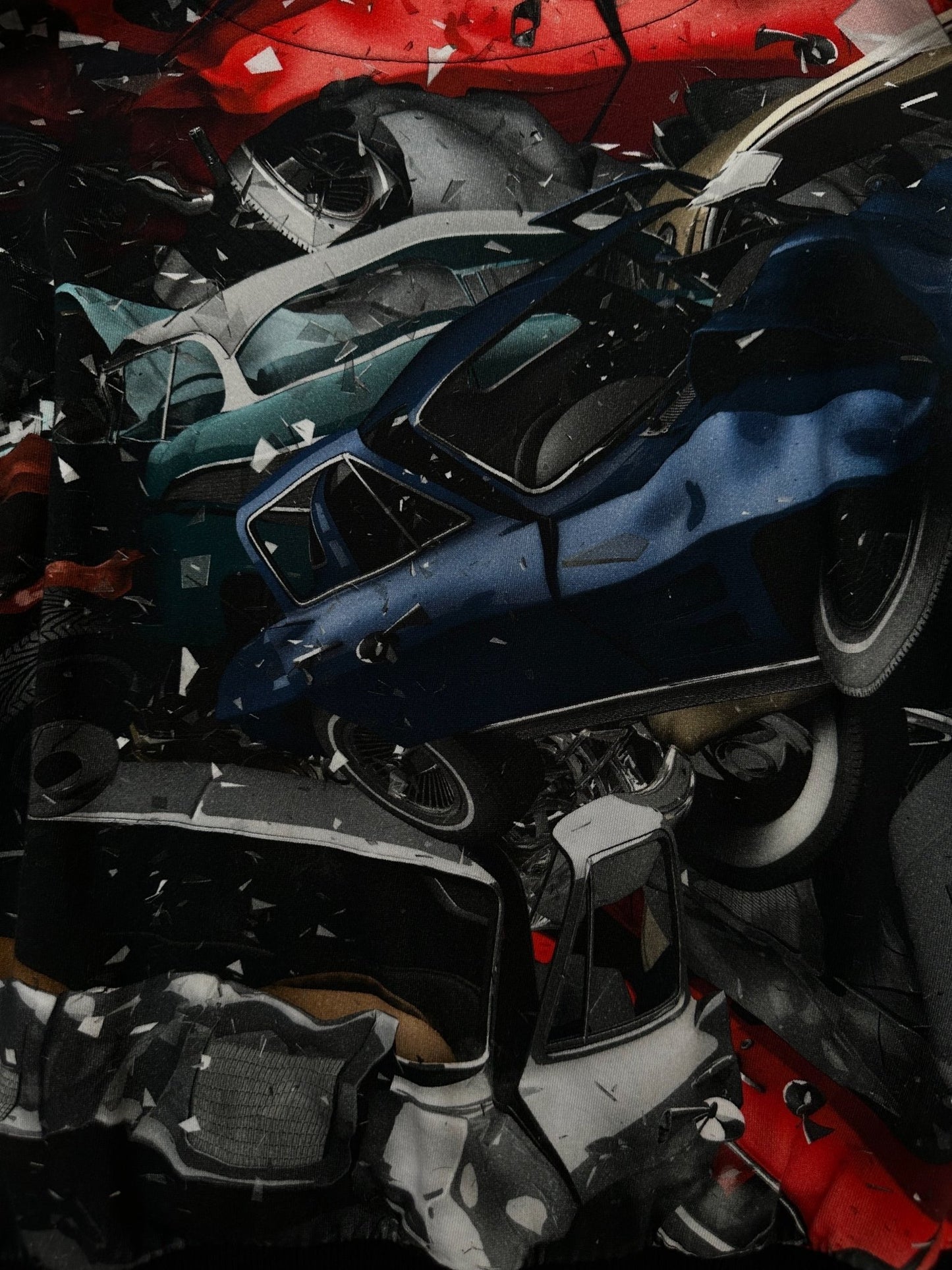 CHRITSTOPHER KANE crashed cars hoodie - six__pistols designer fashion items