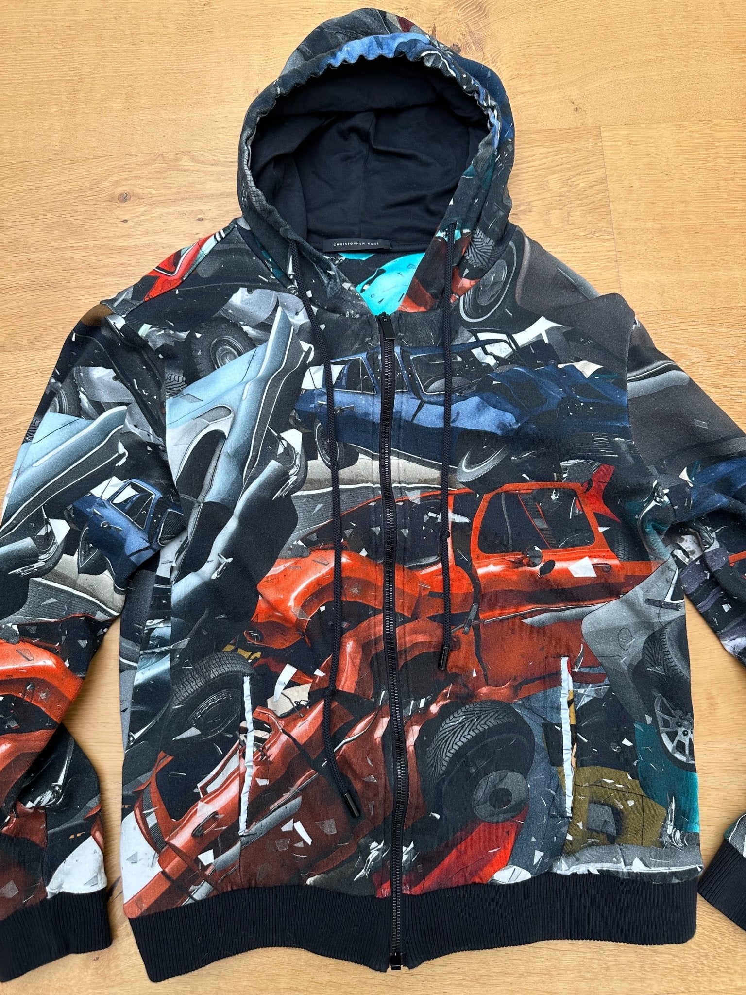 CHRITSTOPHER KANE crashed cars hoodie - six__pistols designer fashion items