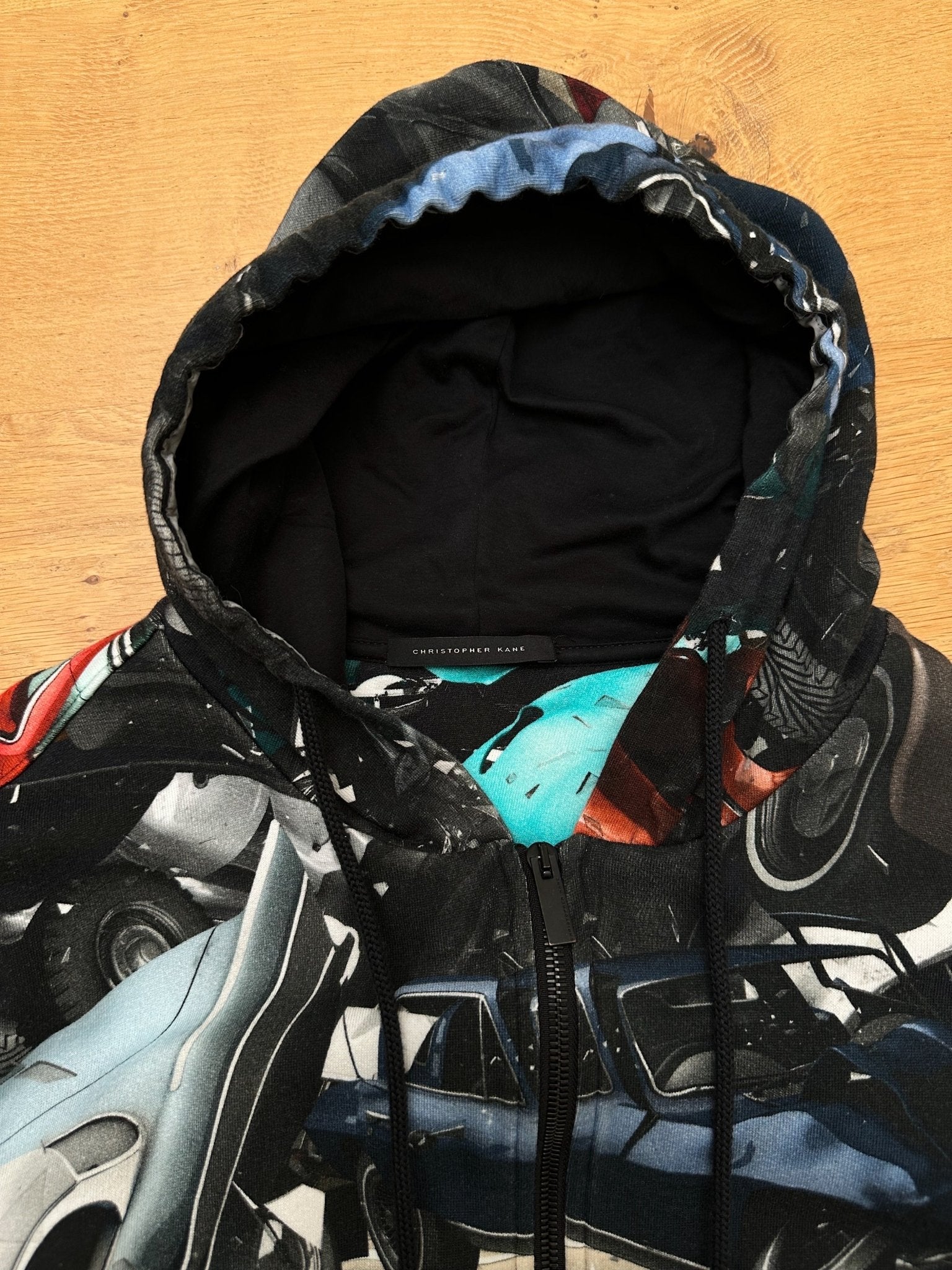 CHRITSTOPHER KANE crashed cars hoodie - six__pistols designer fashion items