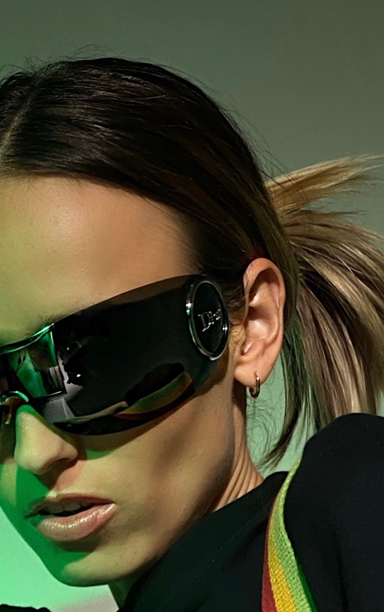 DIOR SPORT 2 shield vintage sunglasses - six__pistols designer fashion items