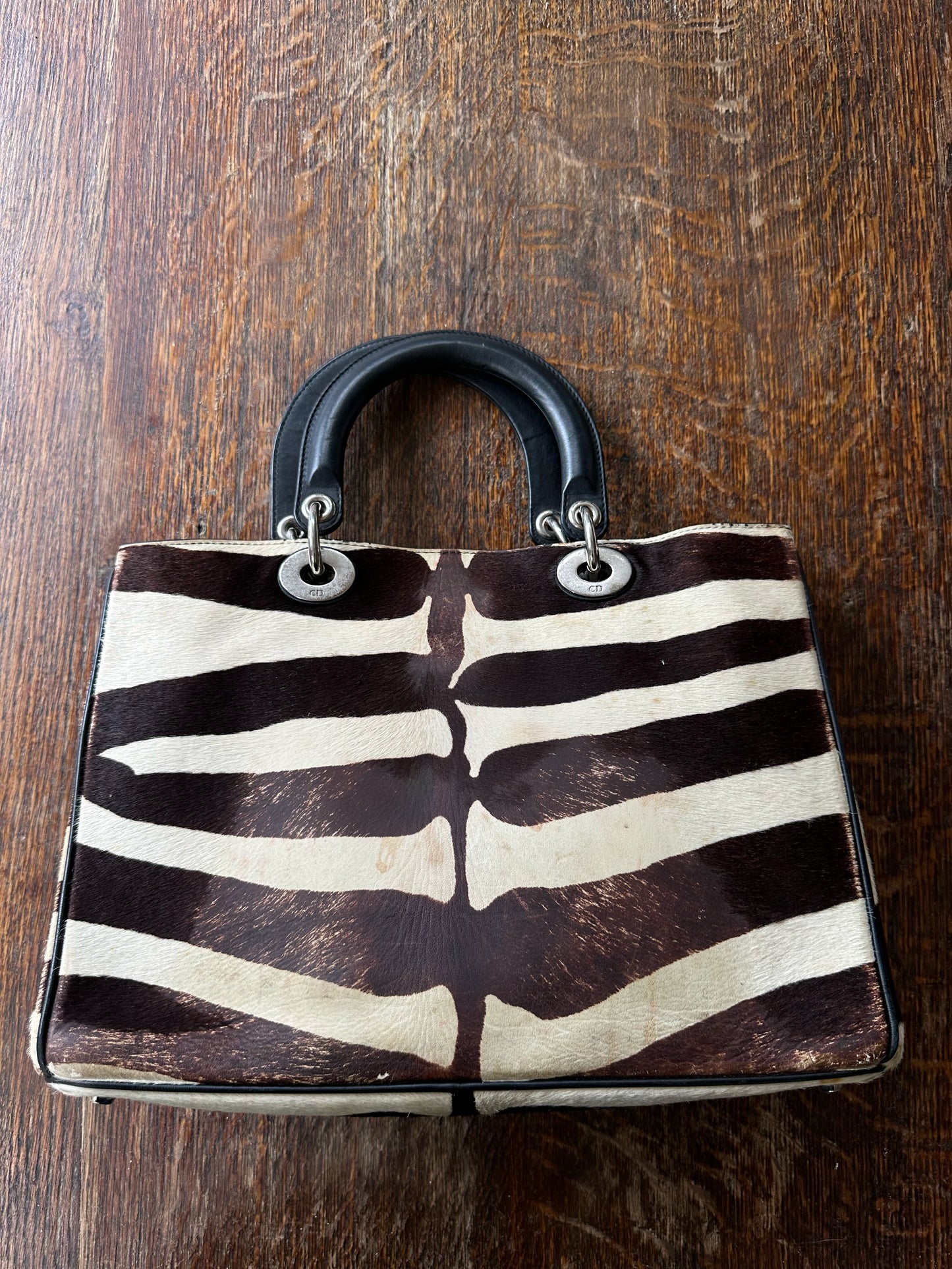 DIOR vintage zebra 2way bag