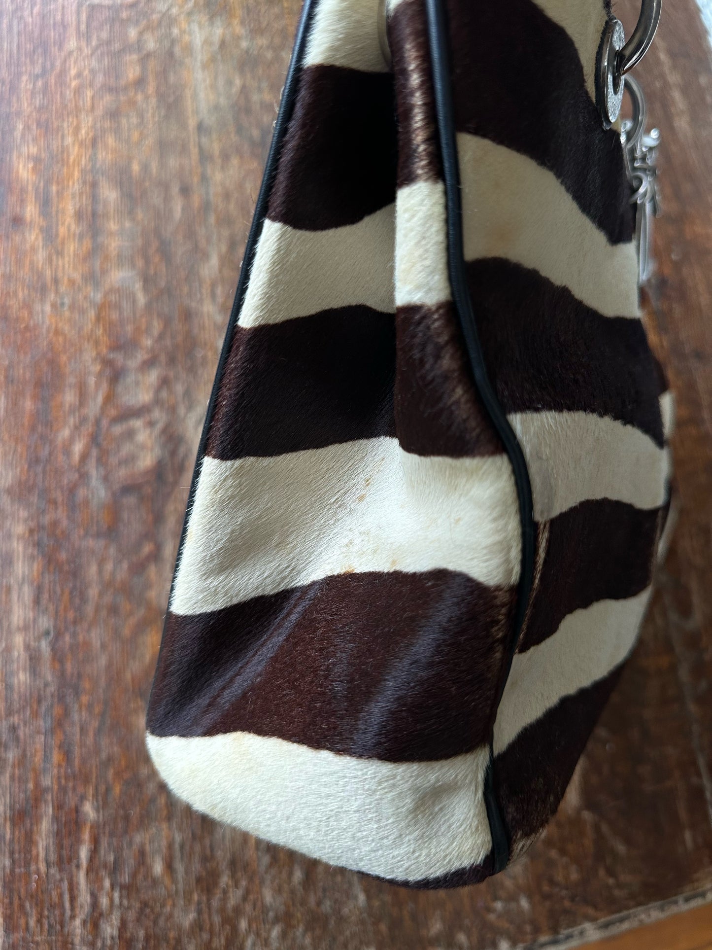 DIOR vintage zebra 2way bag