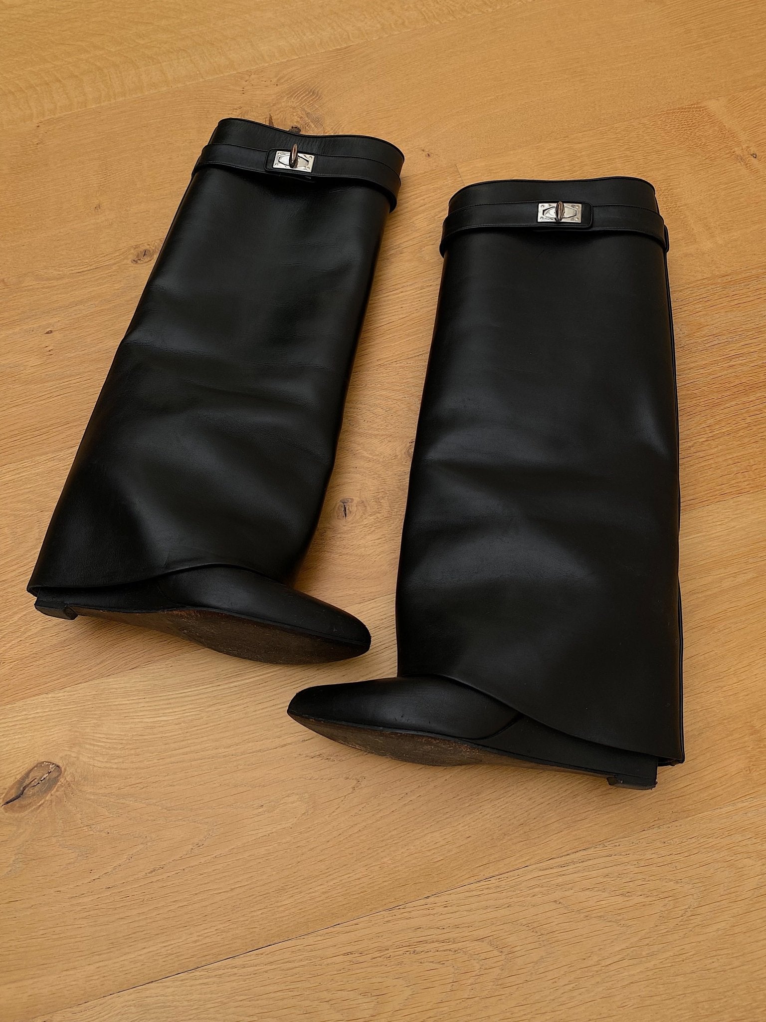 GIVENCHY leather shark boots - six__pistols designer fashion items