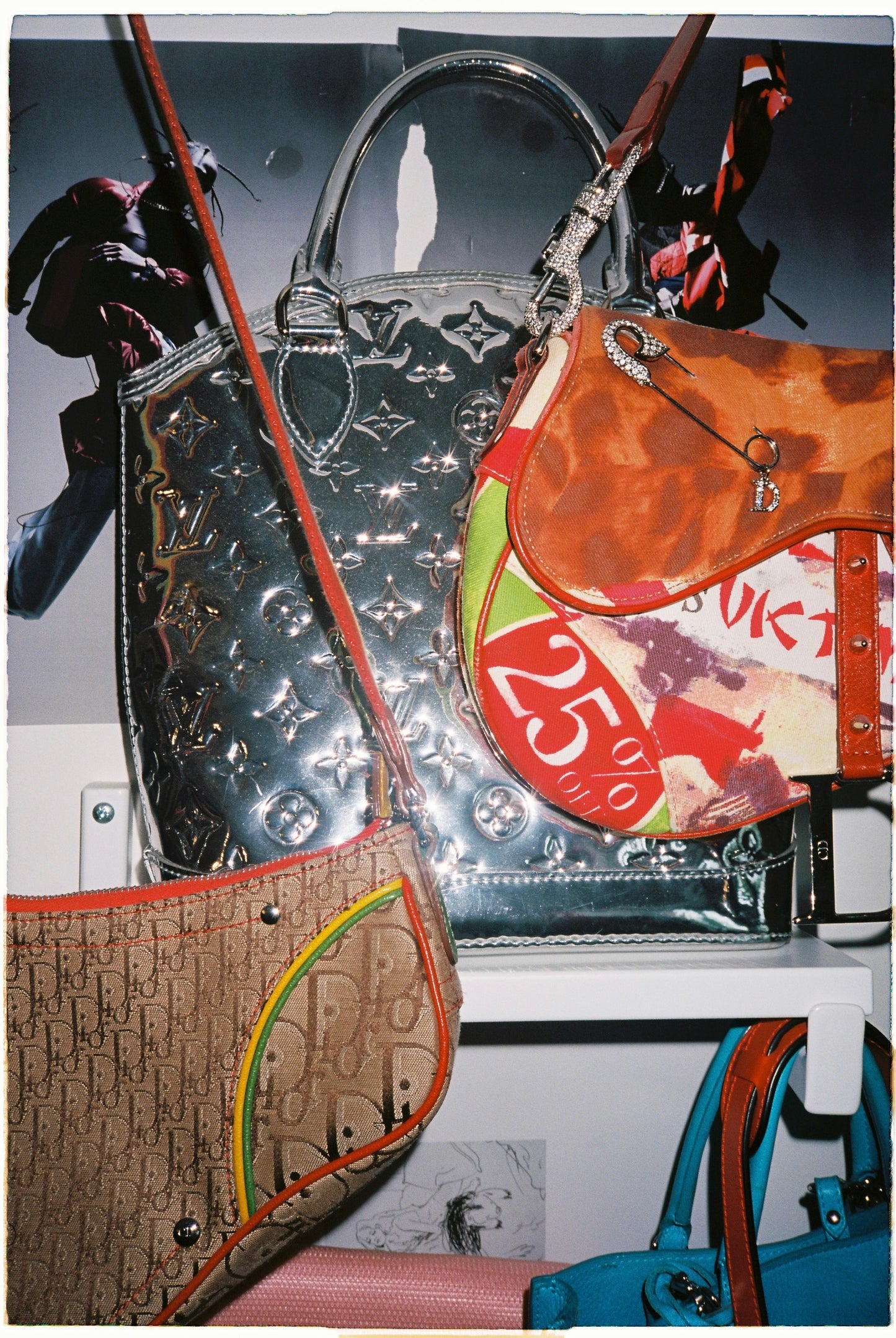 LOUIS VUITTON mirror lockit bag