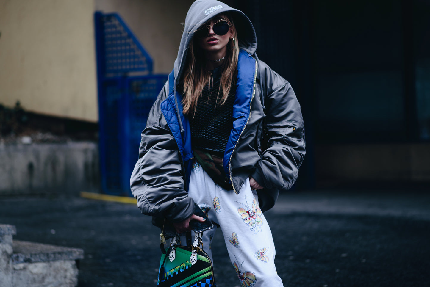 VETEMENTS 2017 reversible bomber jacket