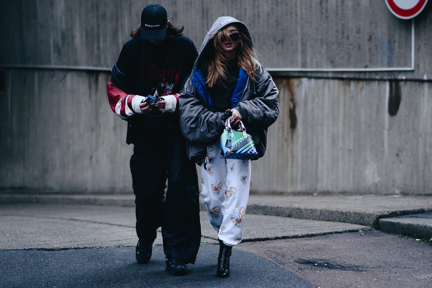 VETEMENTS 2017 reversible bomber jacket