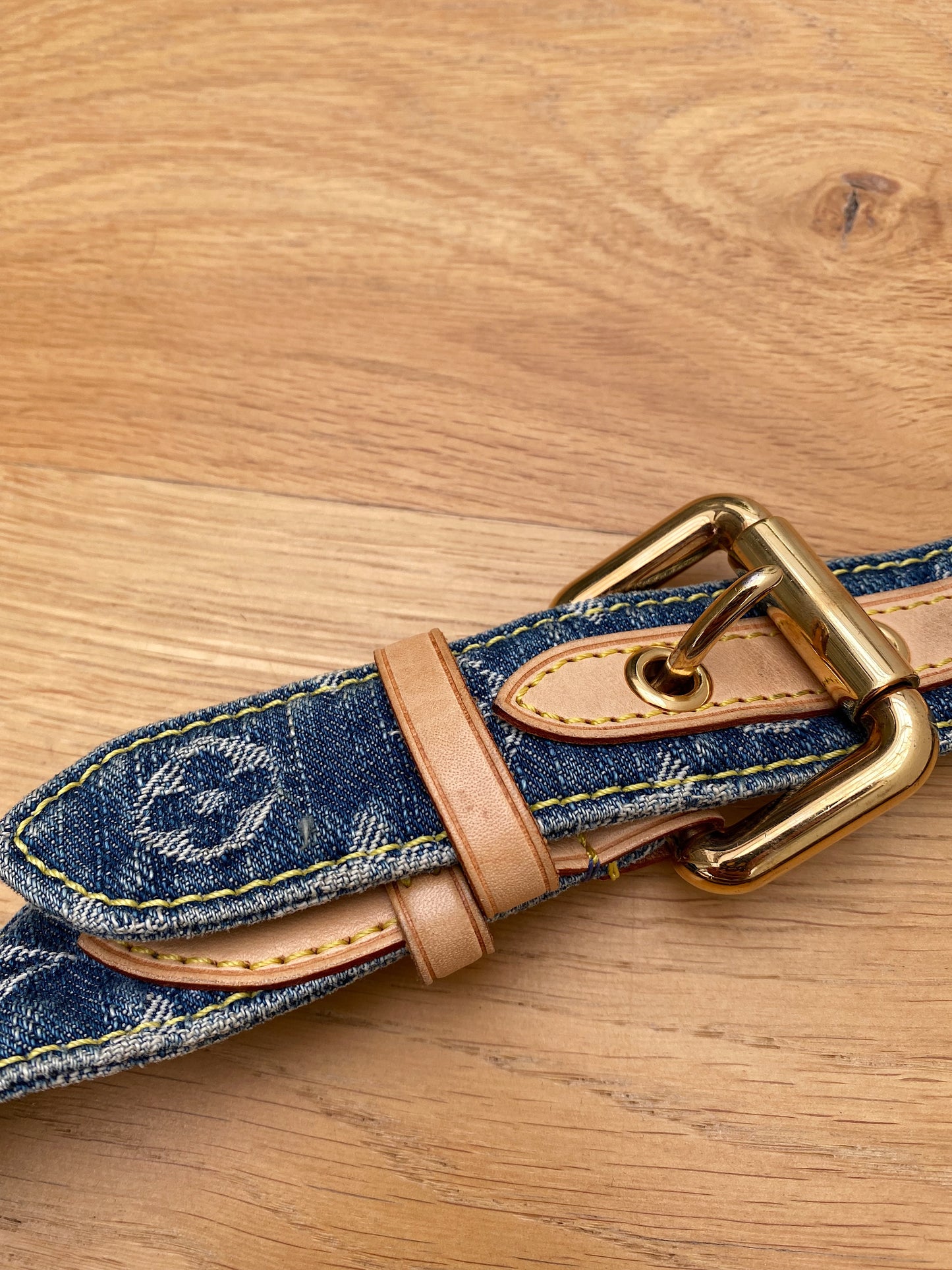 LOUIS VUITTON small denim bum bag