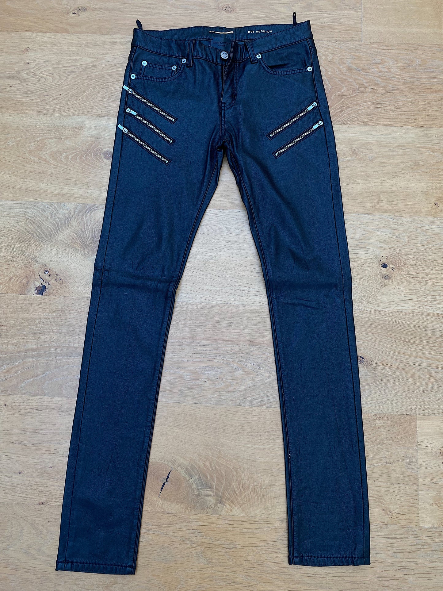 SAINT LAURENT biker jeans