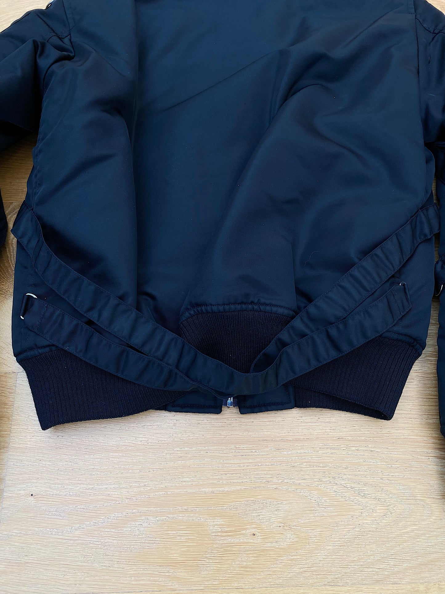 SAINT LAURENT bondage bomber jacket