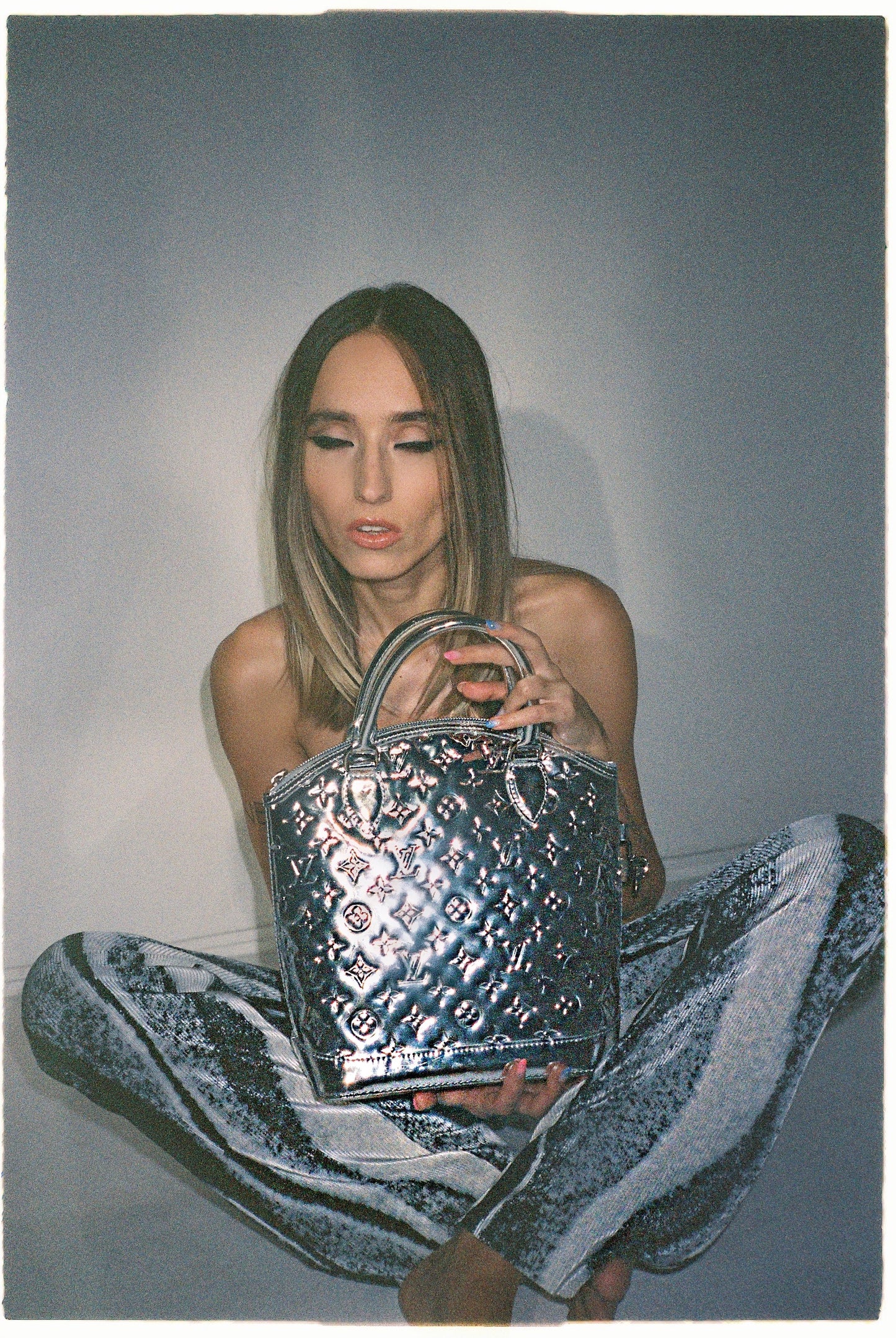 LOUIS VUITTON mirror lockit bag