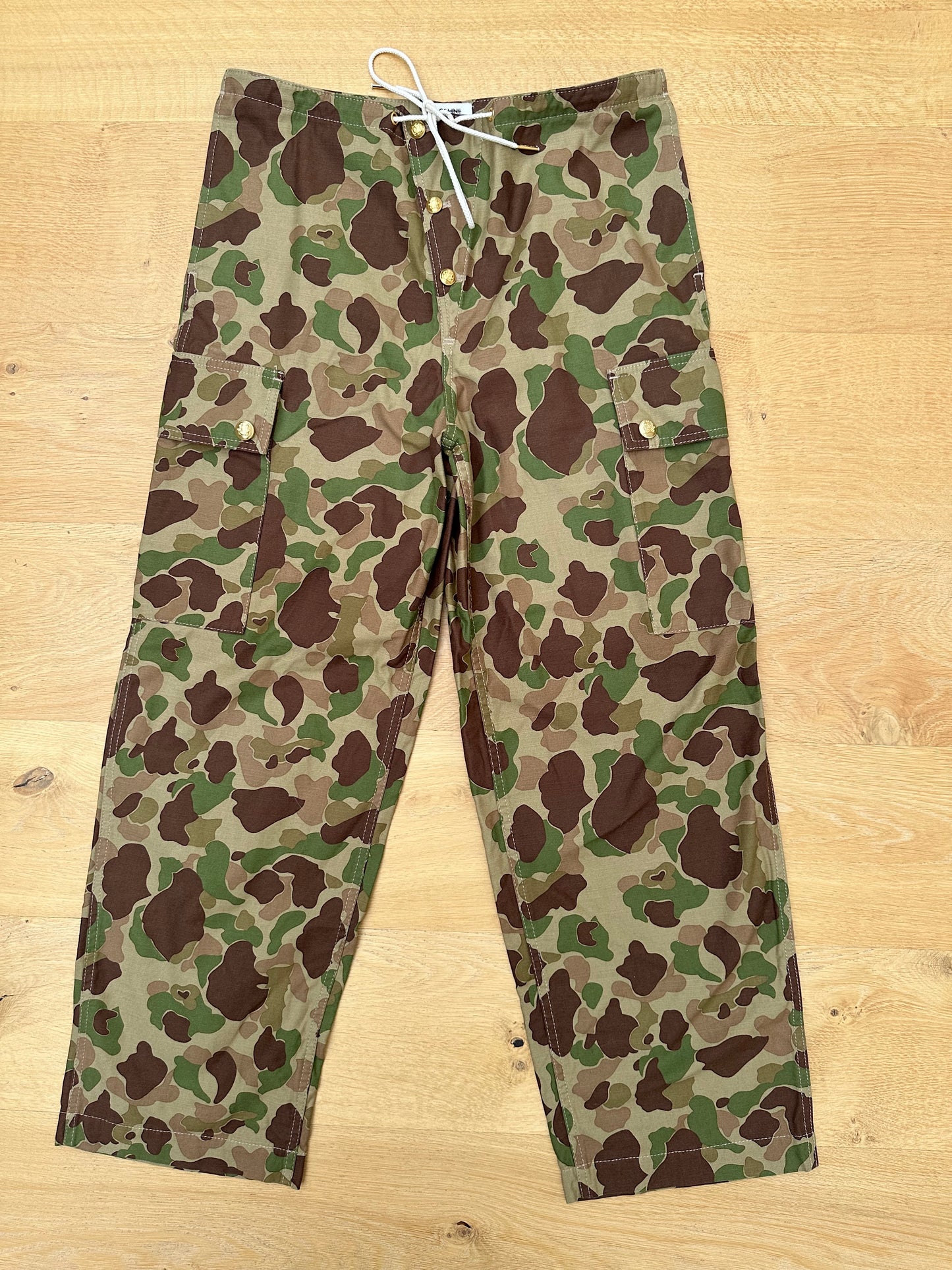 CÉLINE camo trousers