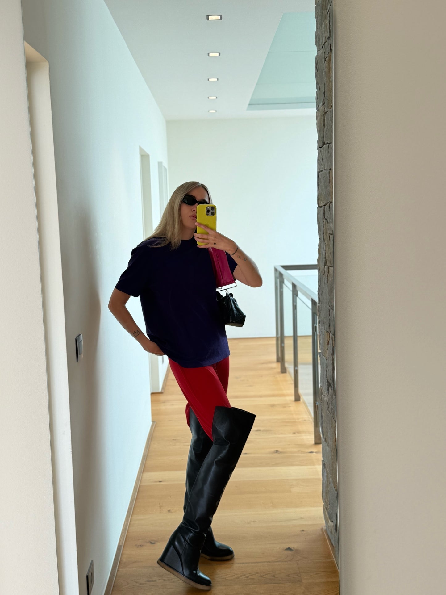 CELINE MANON WEDGE BOOTS