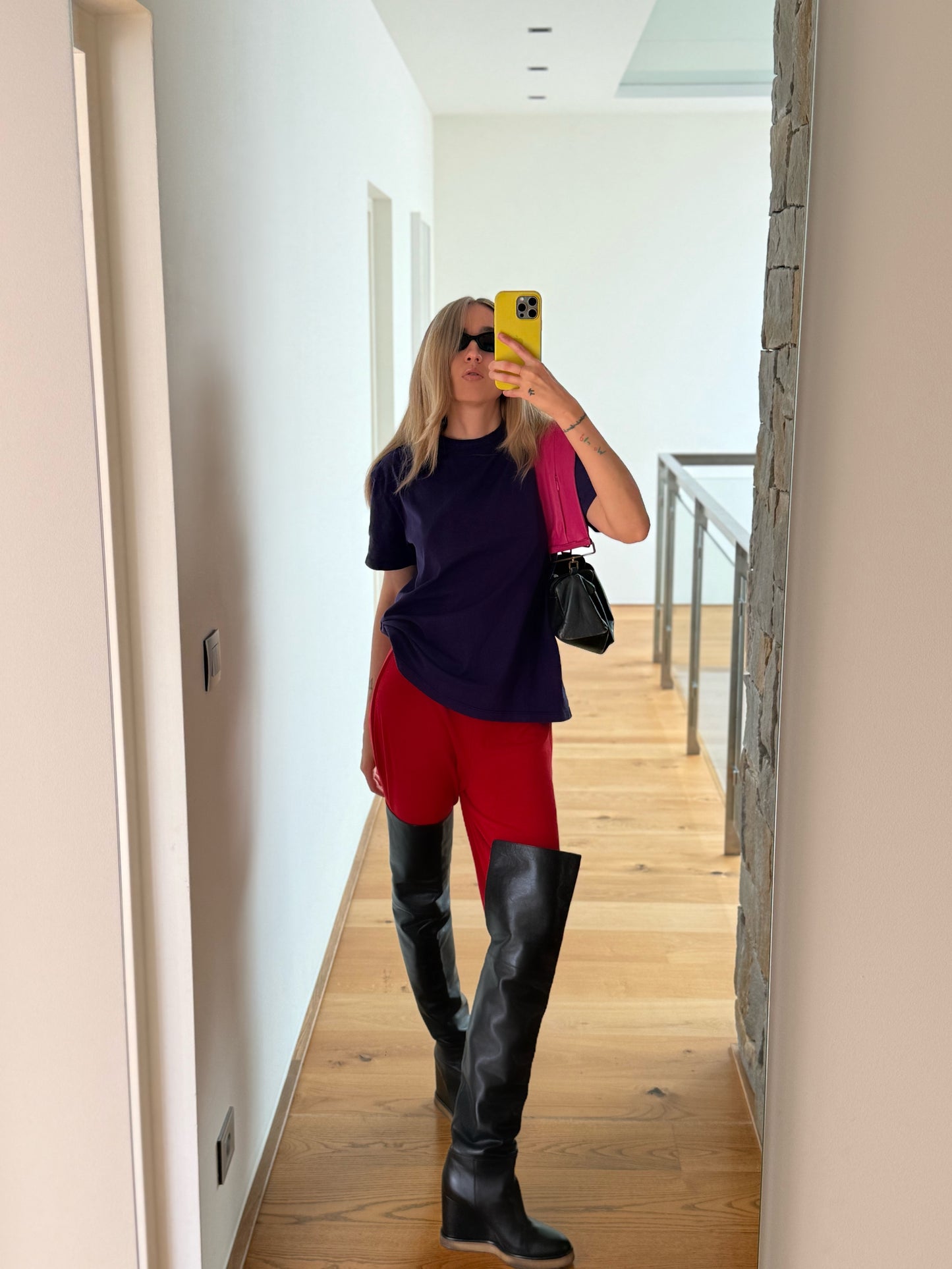 CELINE MANON WEDGE BOOTS