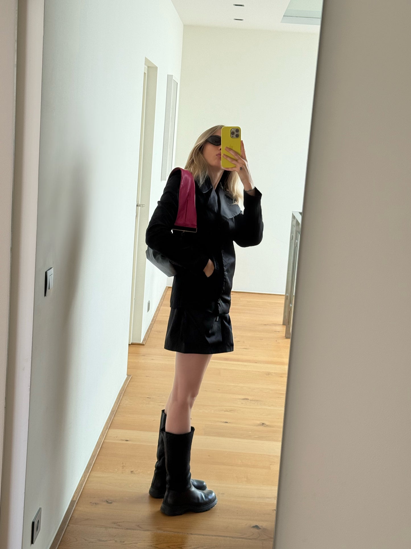 PRADA biker combat boots