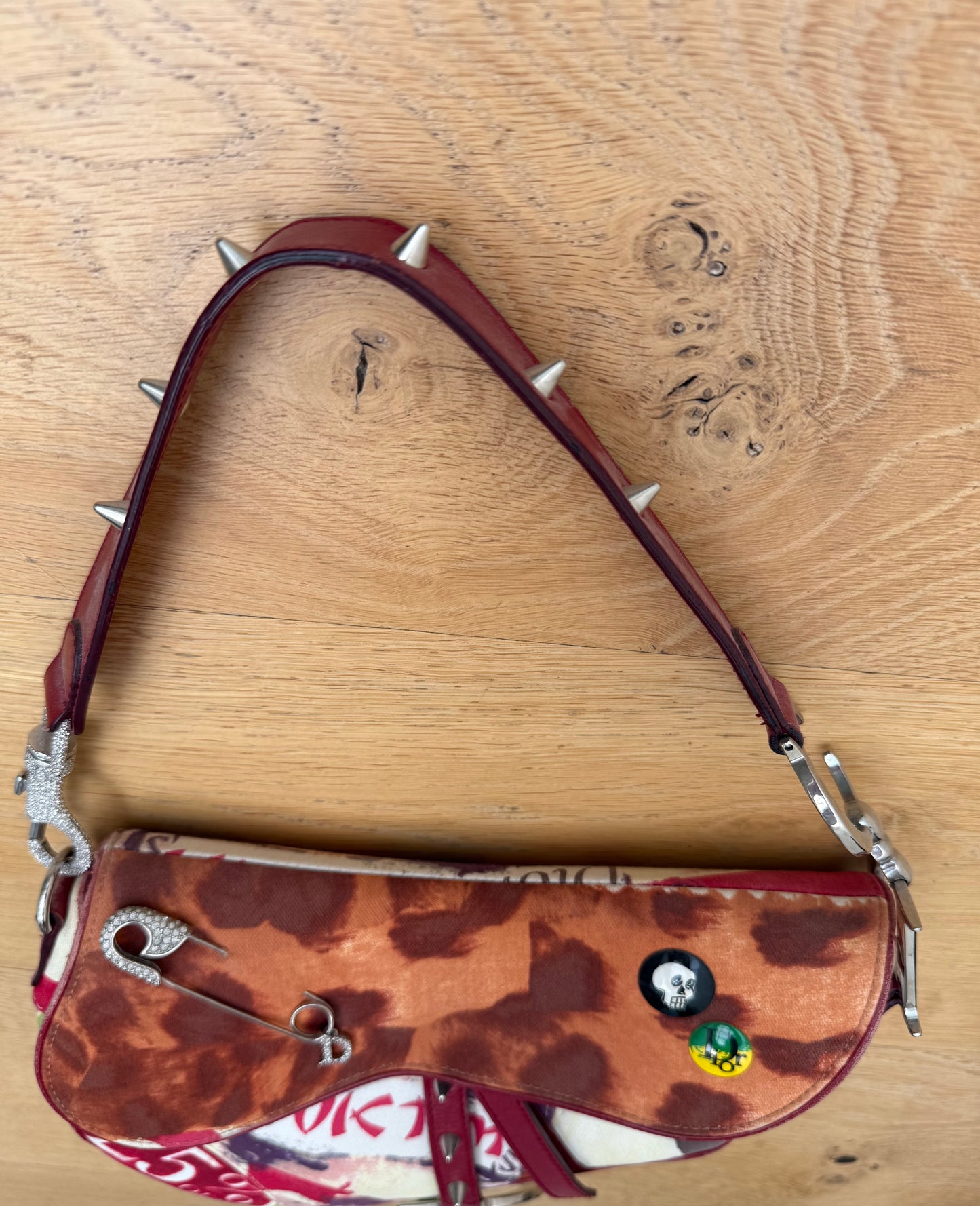 Dior 2003 victim punk saddle bag by Galliano