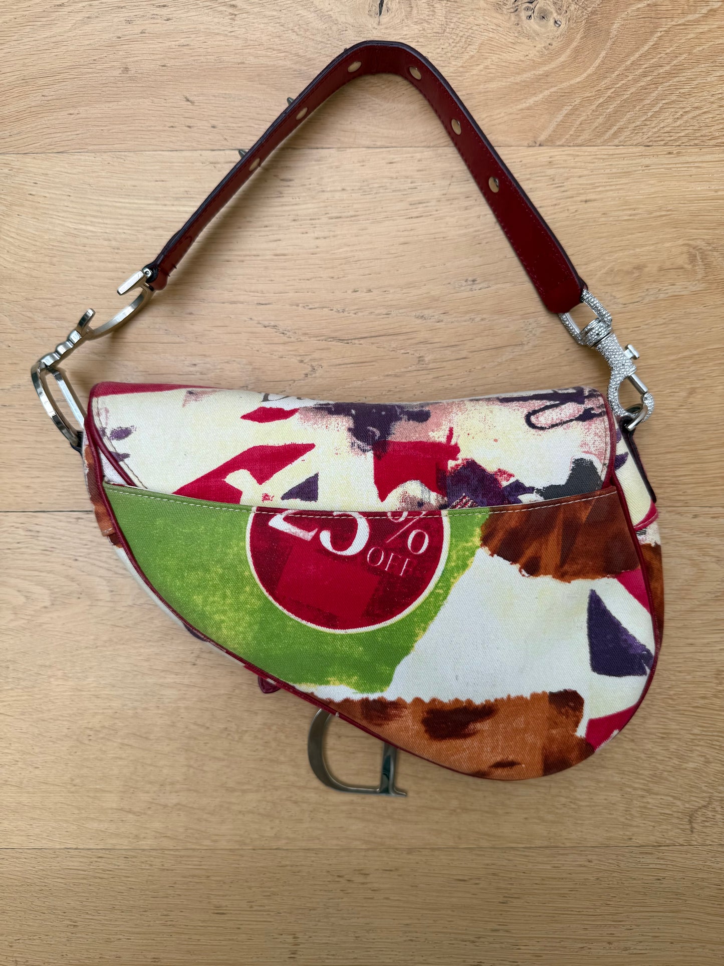 Dior 2003 victim punk saddle bag by Galliano