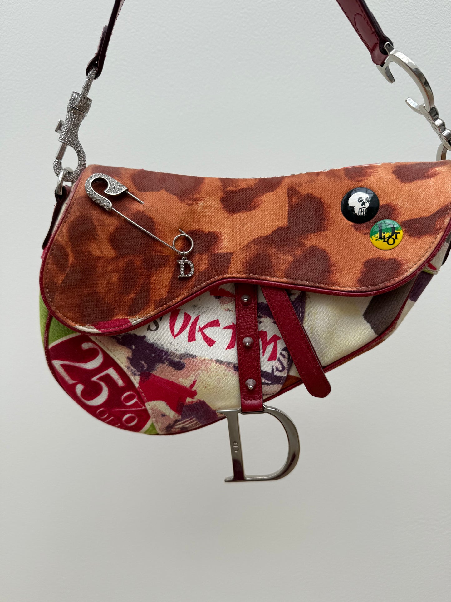 Dior 2003 victim punk saddle bag by Galliano