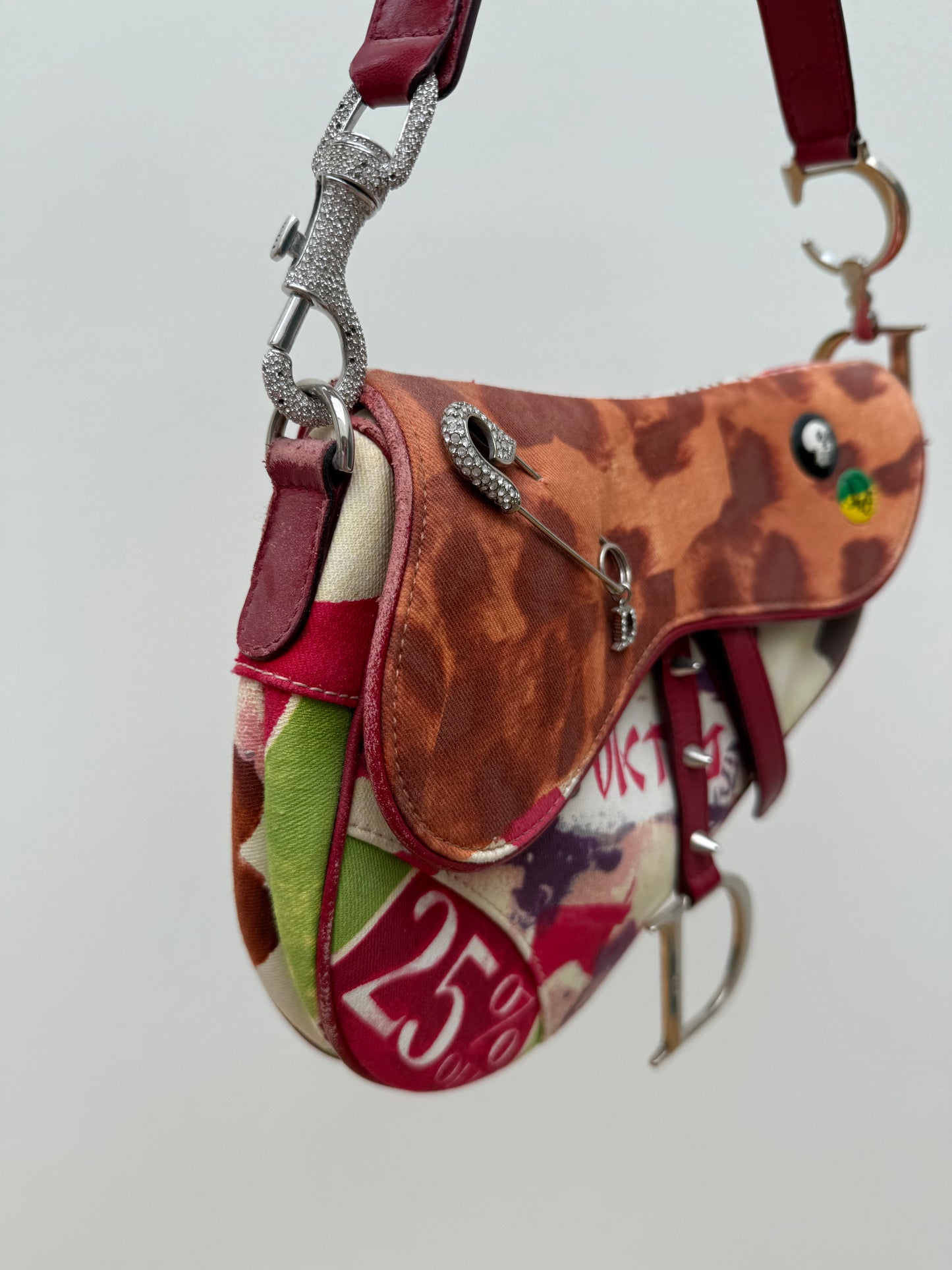 Dior 2003 victim punk saddle bag by Galliano