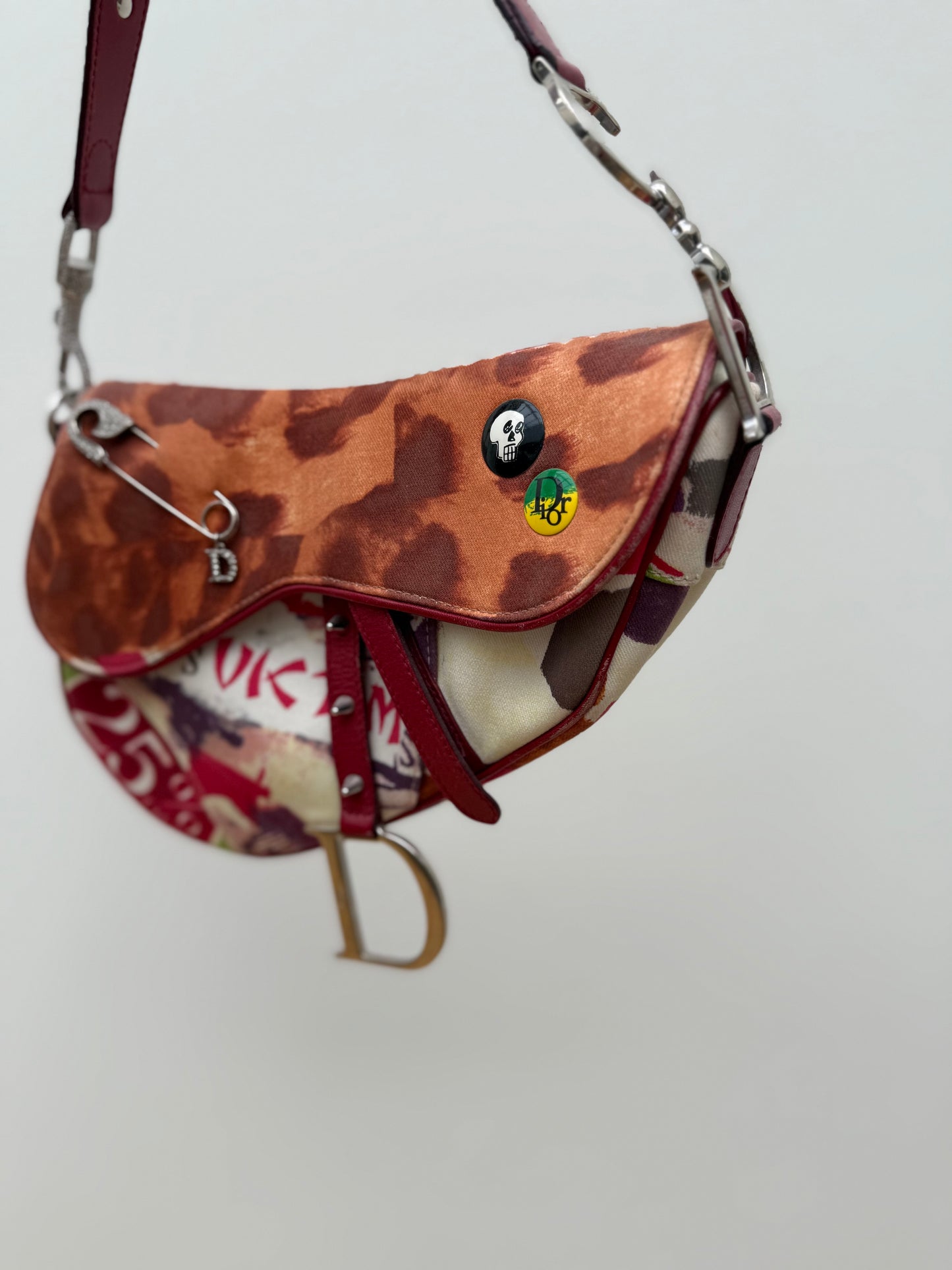 Dior 2003 victim punk saddle bag by Galliano