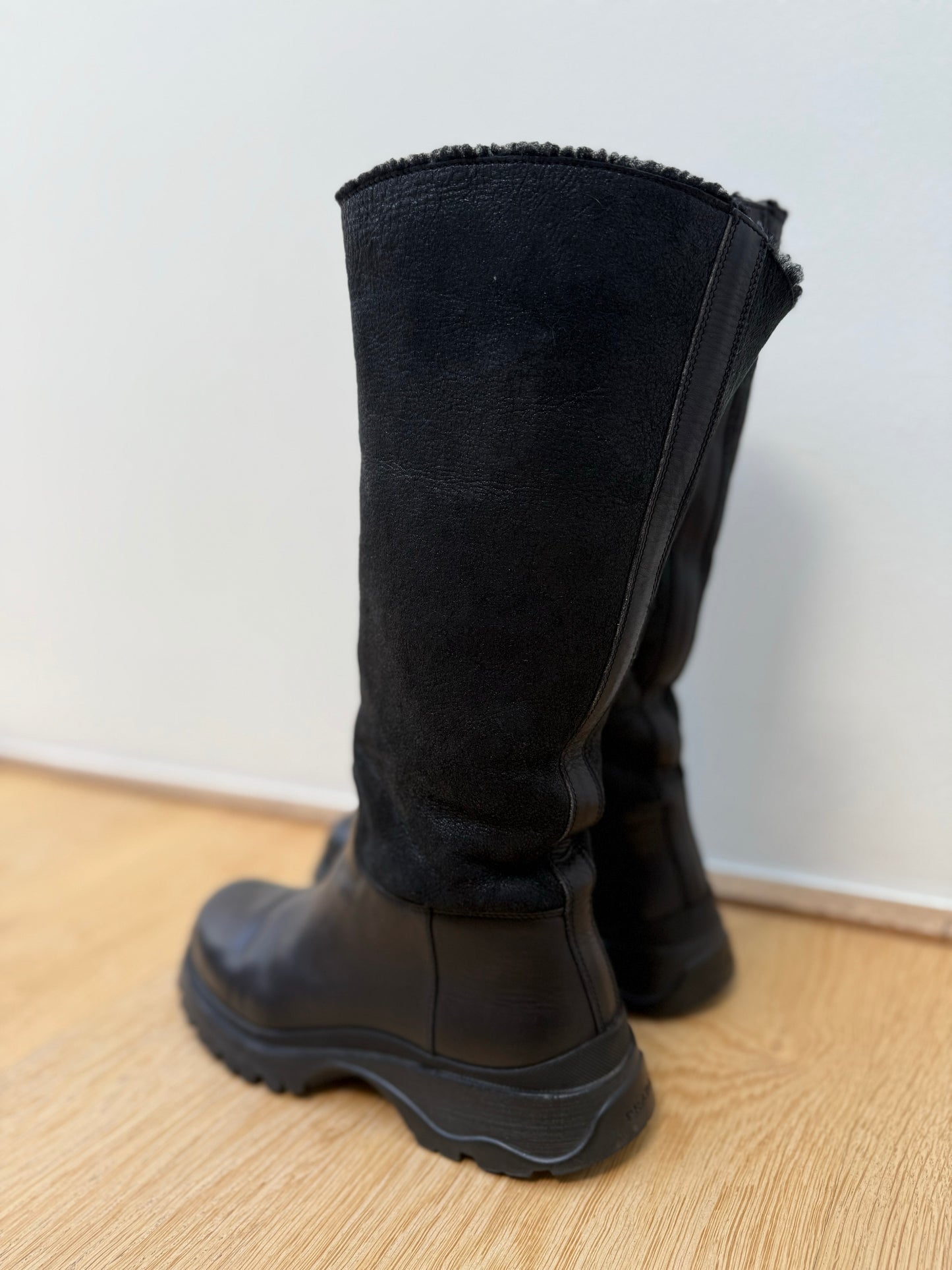 PRADA biker combat boots