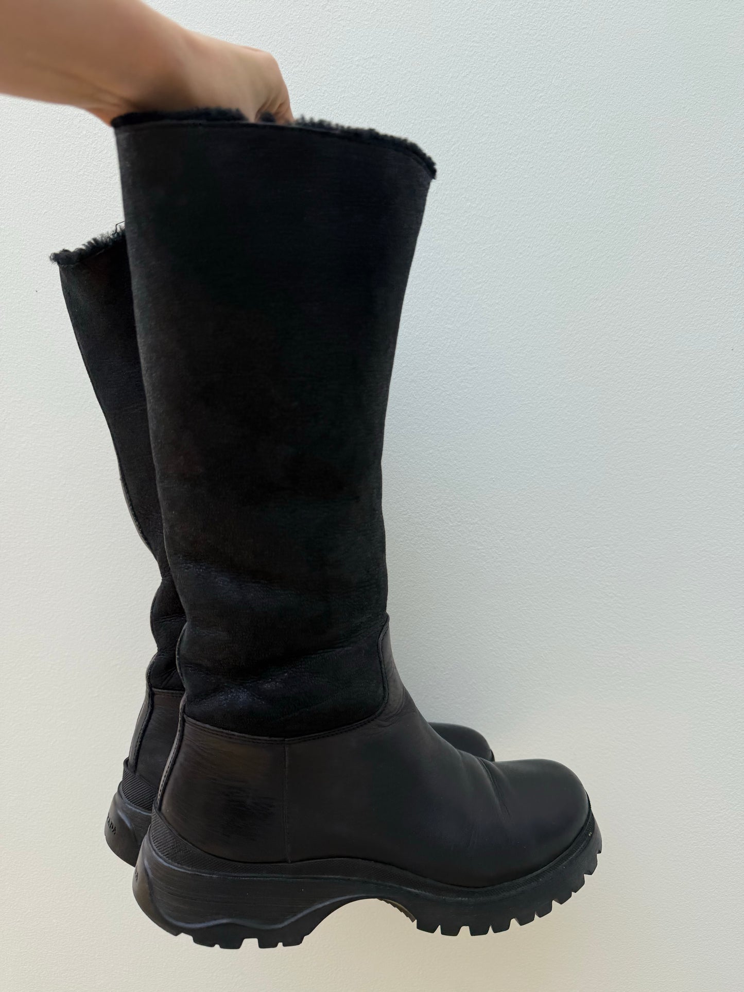 PRADA biker combat boots