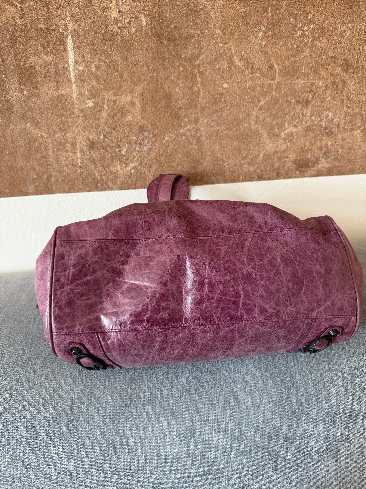 Balenciaga pink city bag