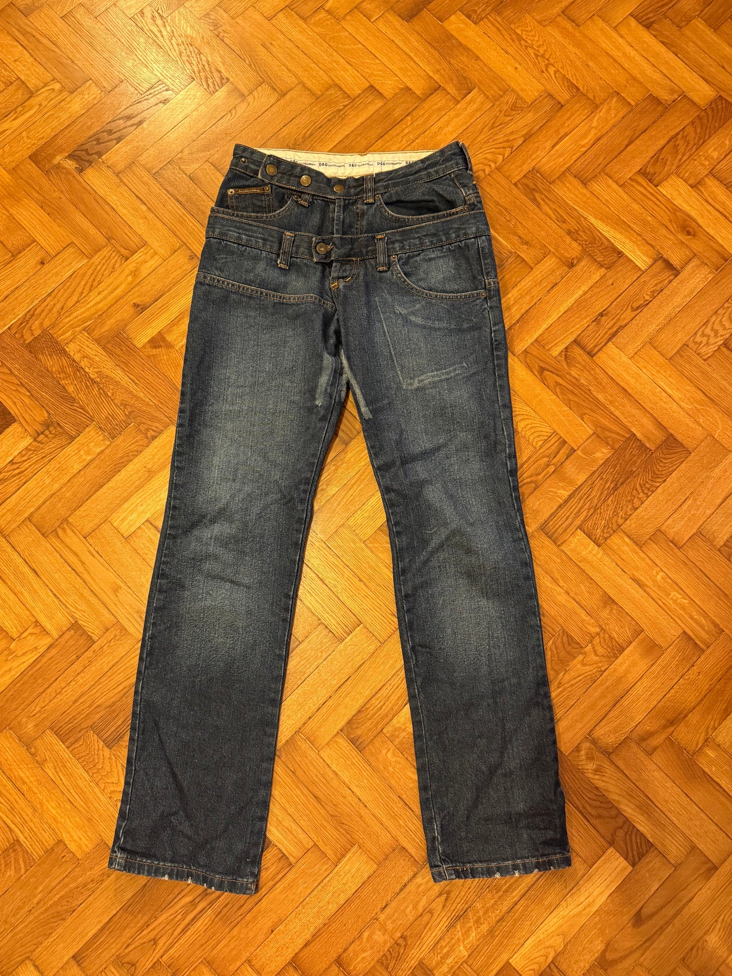 D&G vintage double jeans