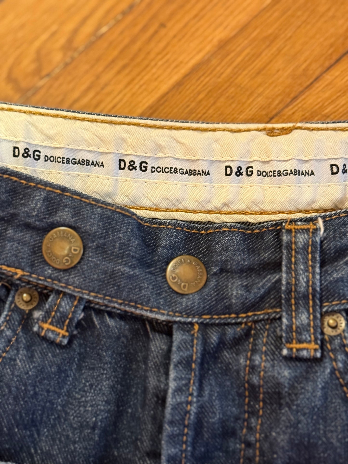 D&G vintage double jeans