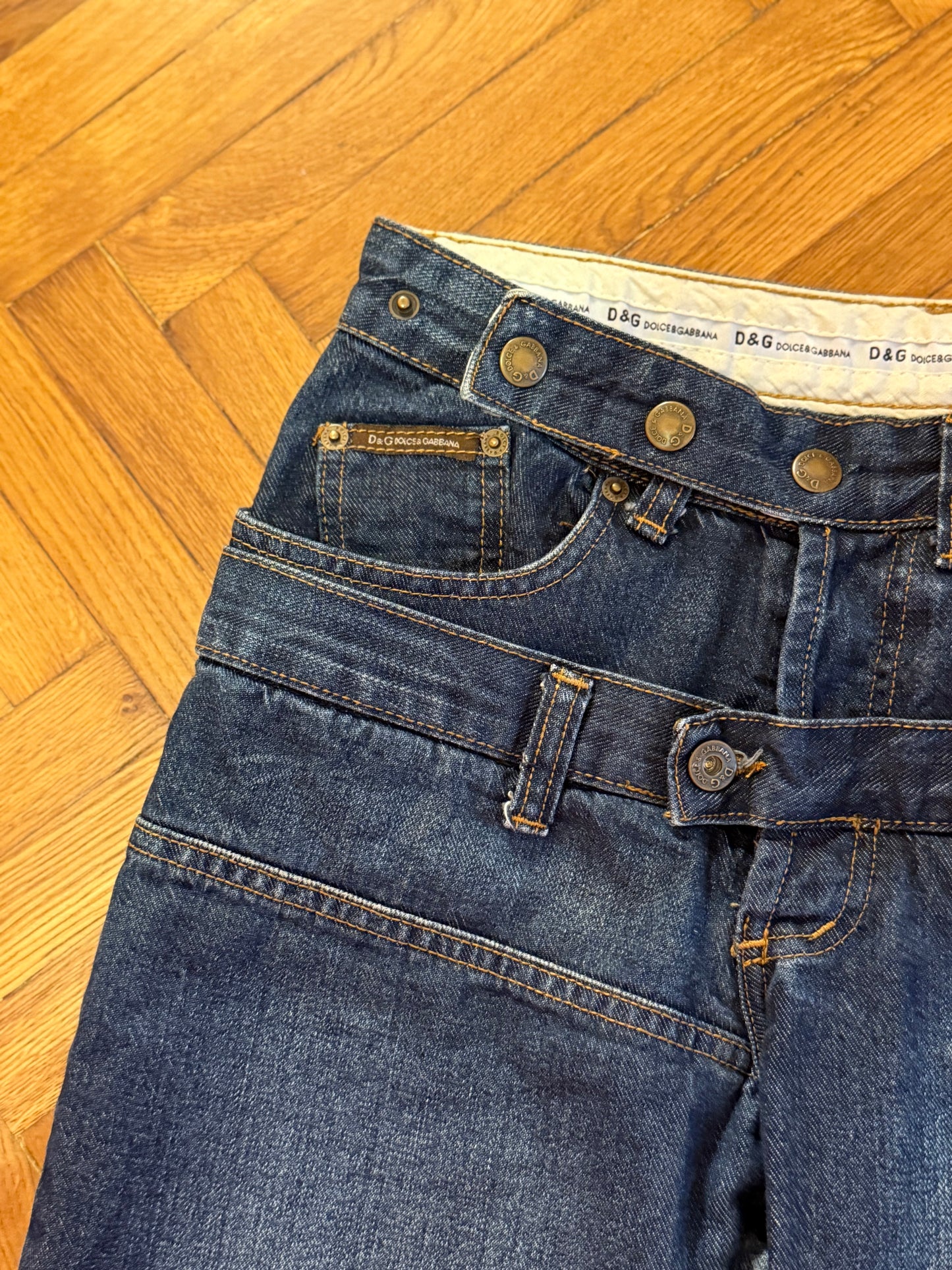 D&G vintage double jeans