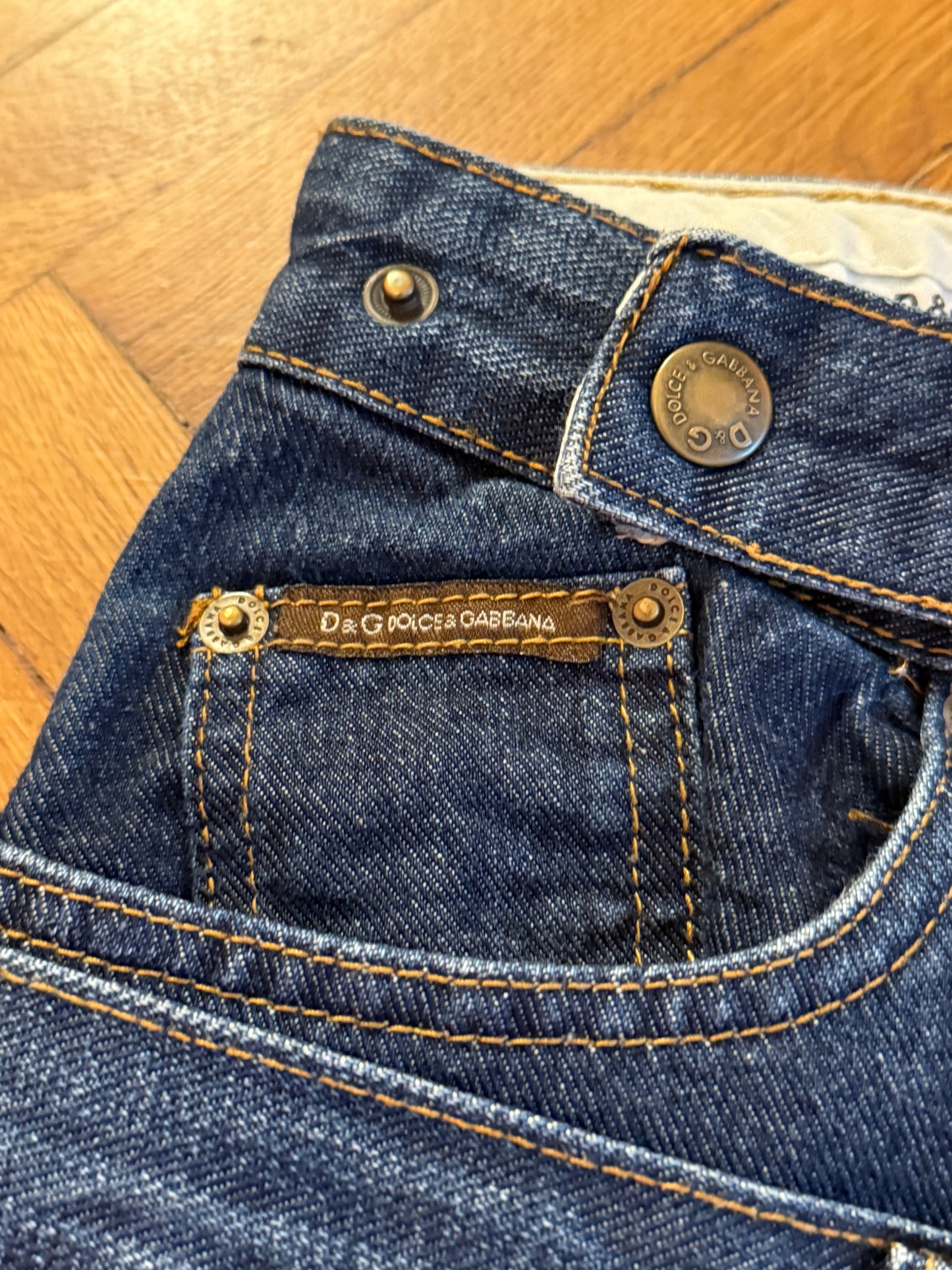D&G vintage double jeans