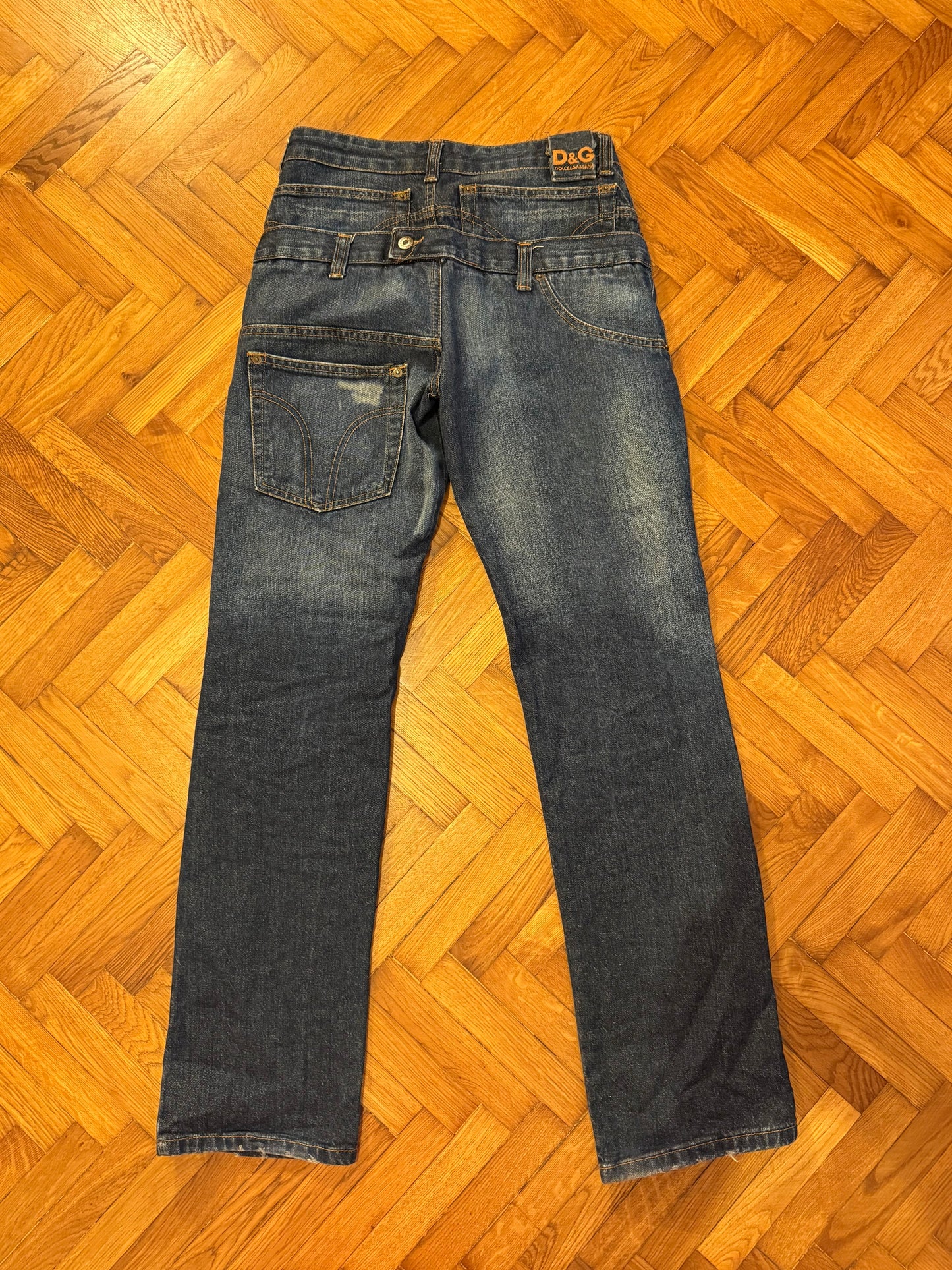 D&G vintage double jeans