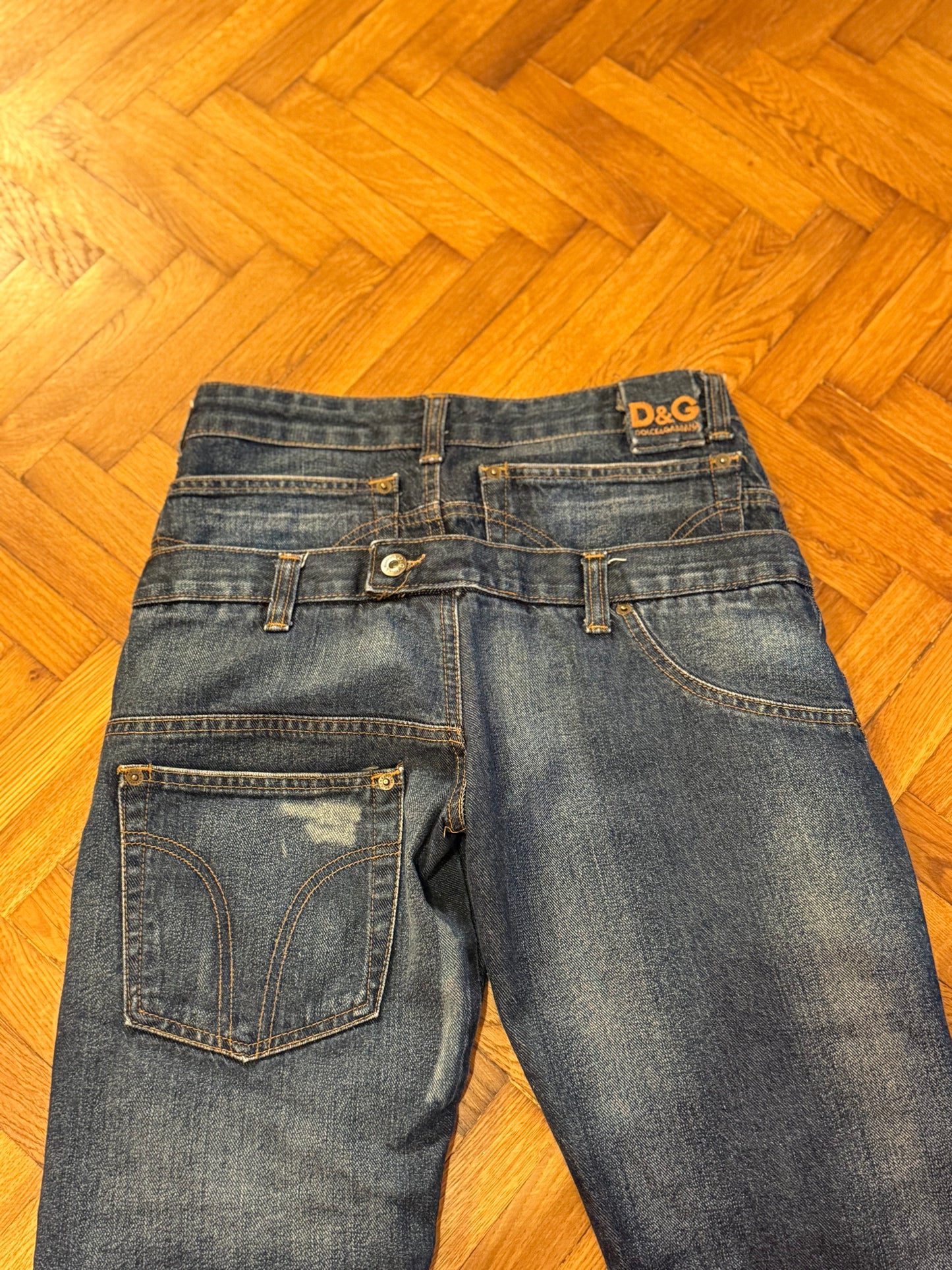 D&G vintage double jeans