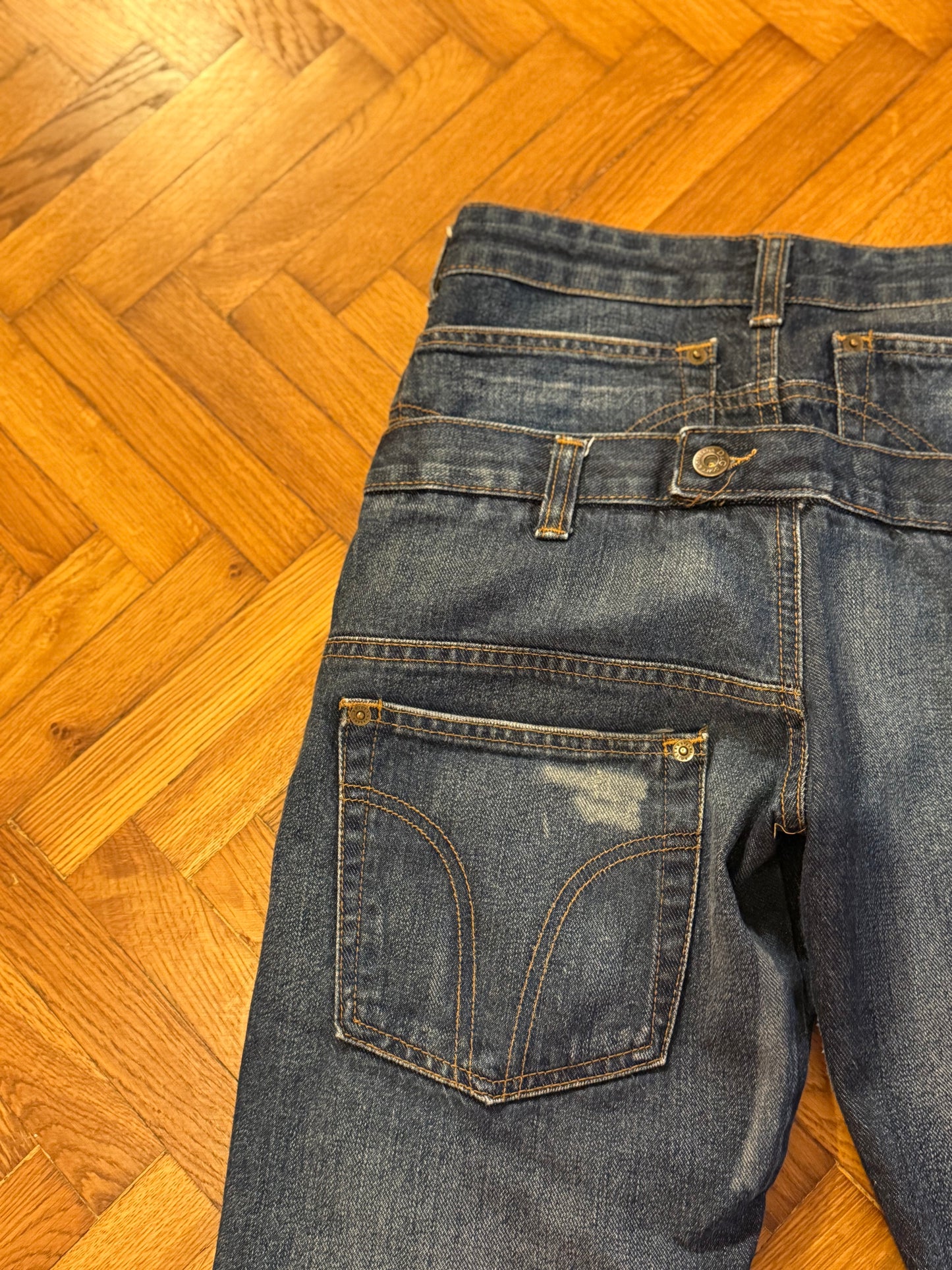 D&G vintage double jeans