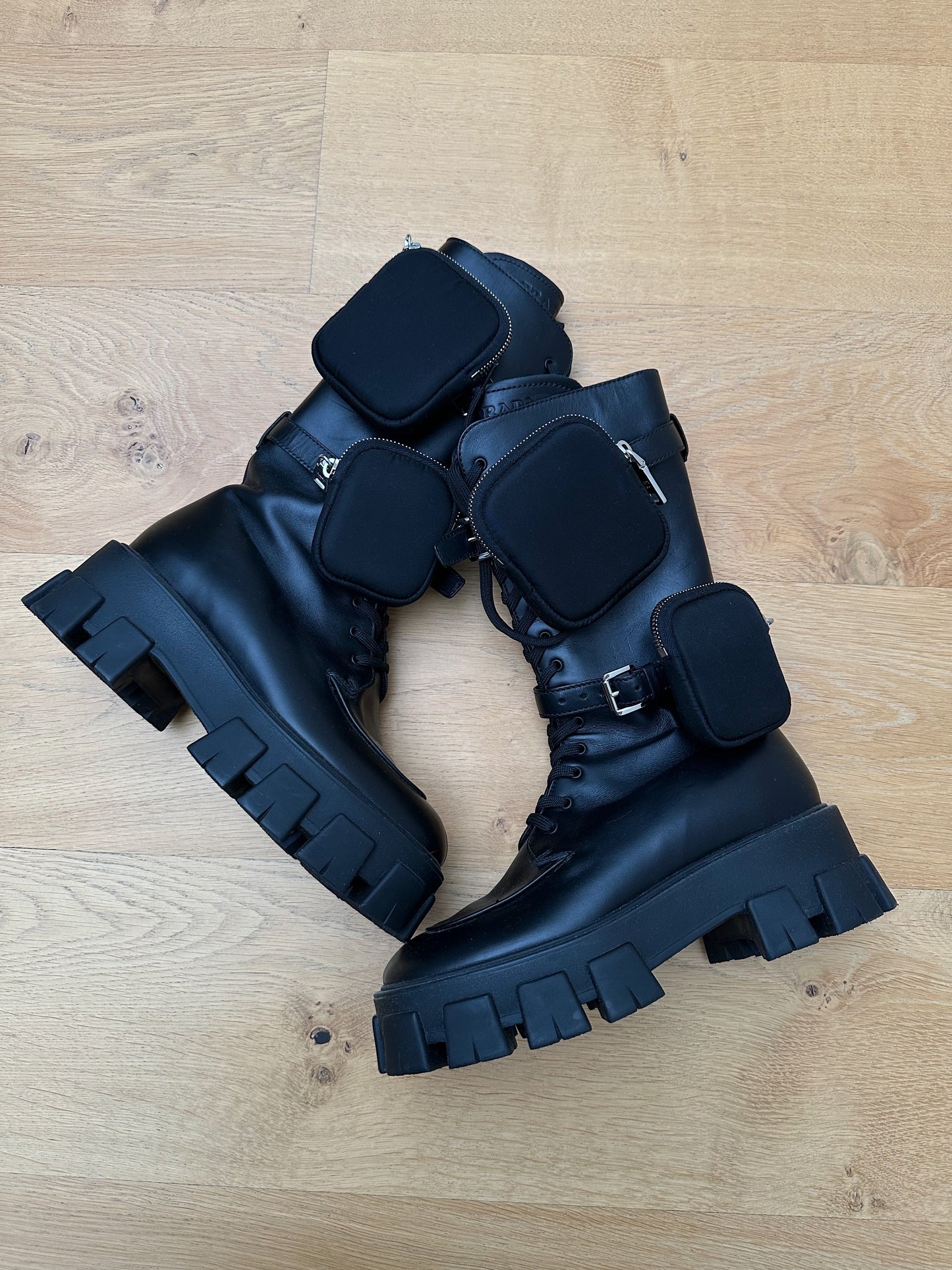 PRADA monolith boots